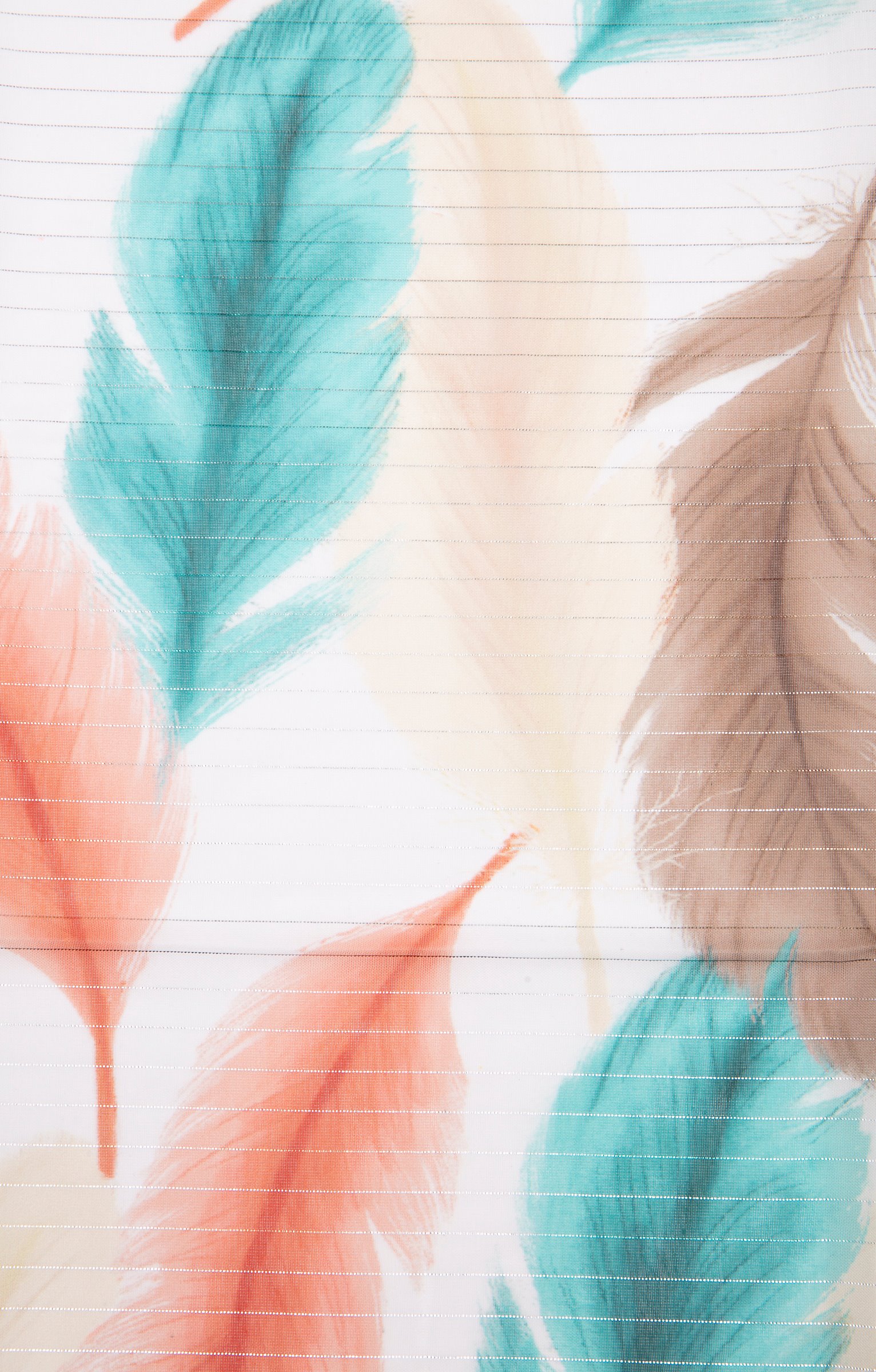 Grand foulard léger imprimé tissé - VERT