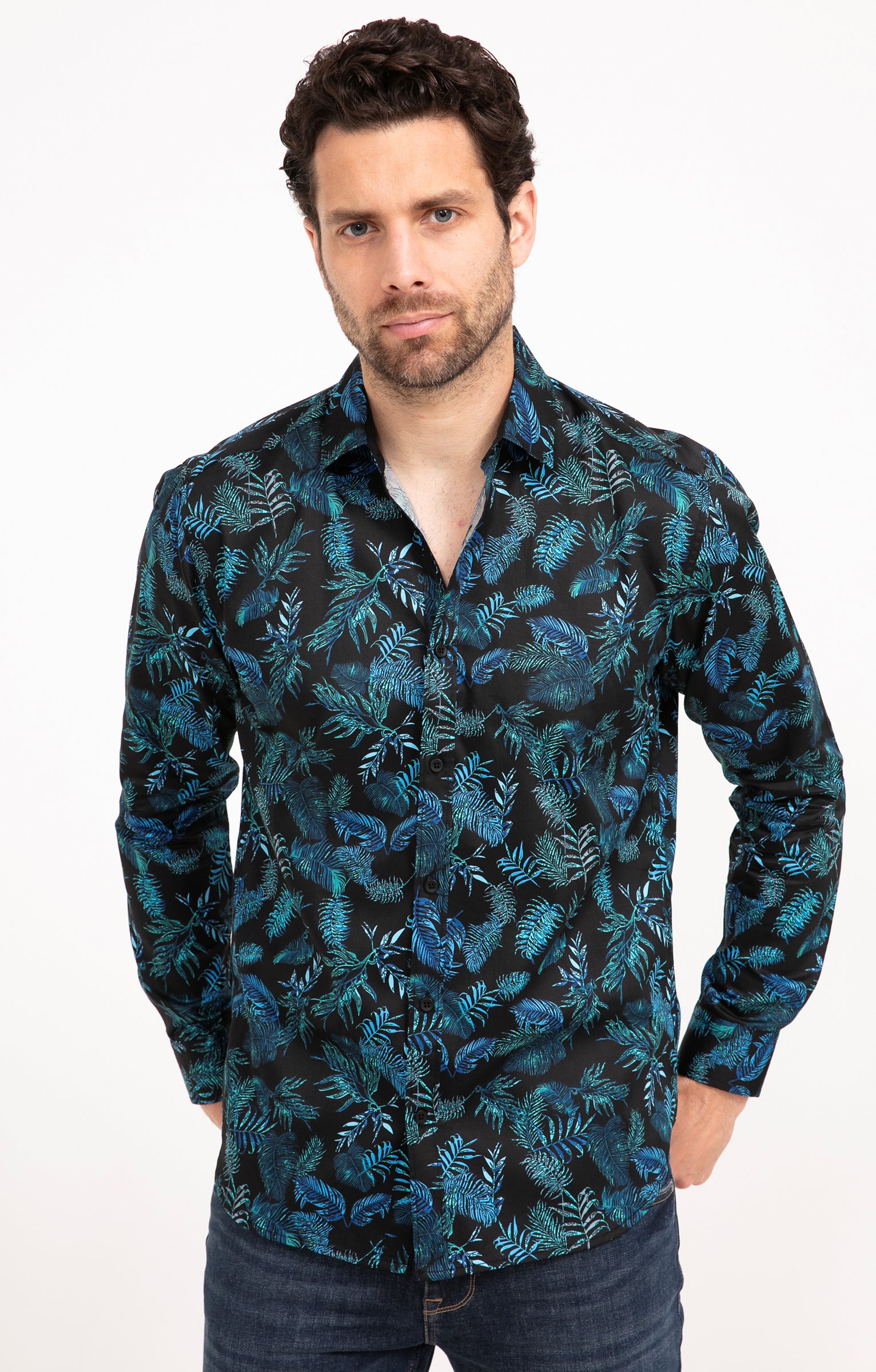 Chemise manches longues DARKOJUNG - MARINE