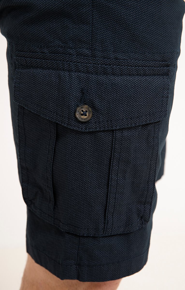 Bermuda Cargo avec ceinture - MARINE