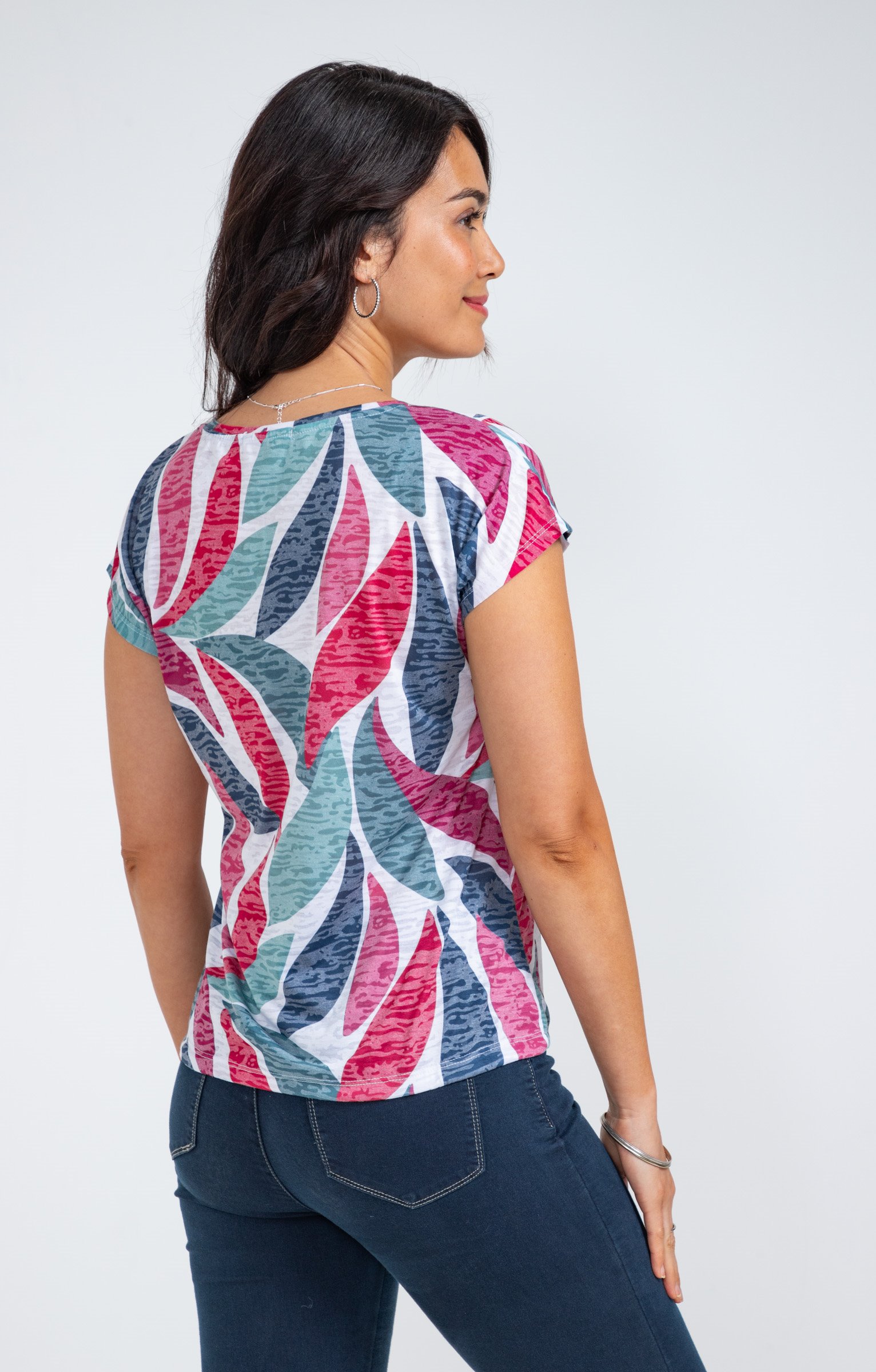 Tee-shirt col rond nouette - ÉCRU