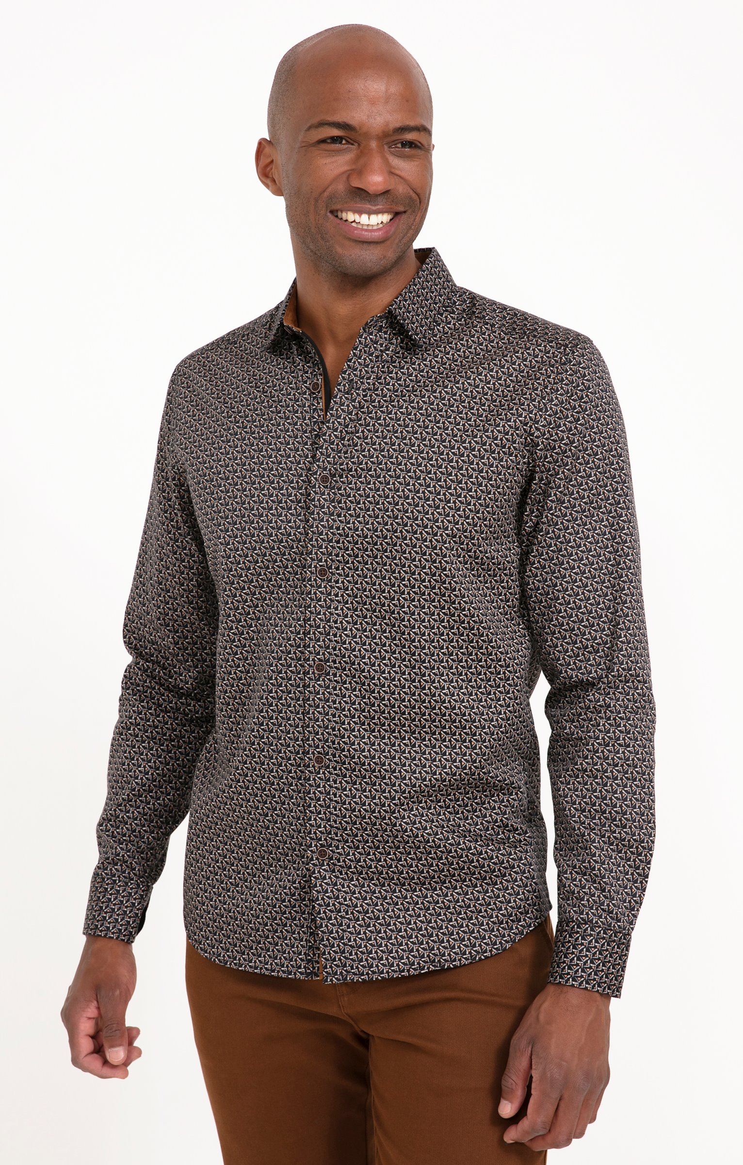 Chemise manches longues BOOMERANG - NOIR