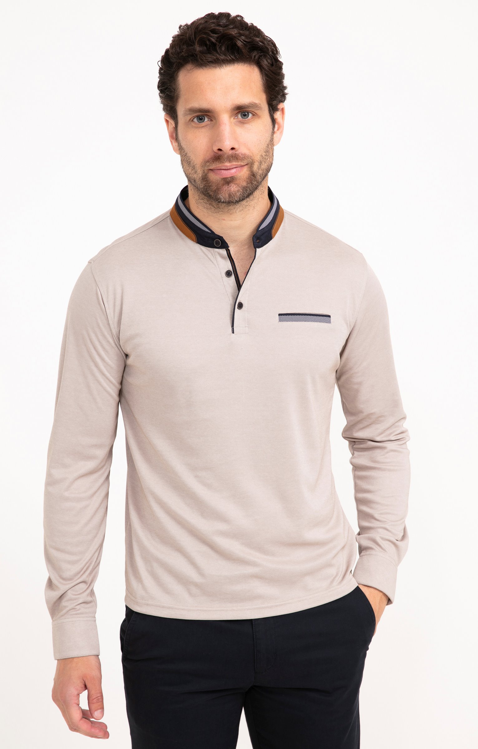 Tee-shirt manches longues Leger - BEIGE