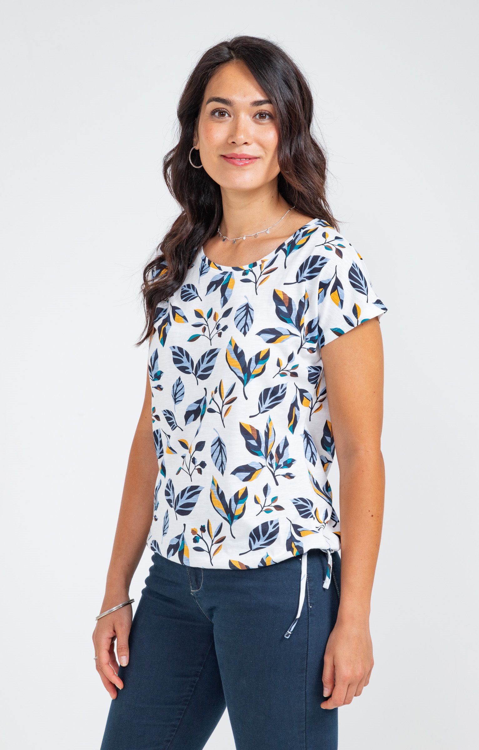 Tee-shirt imprimé manches courtes - ÉCRU