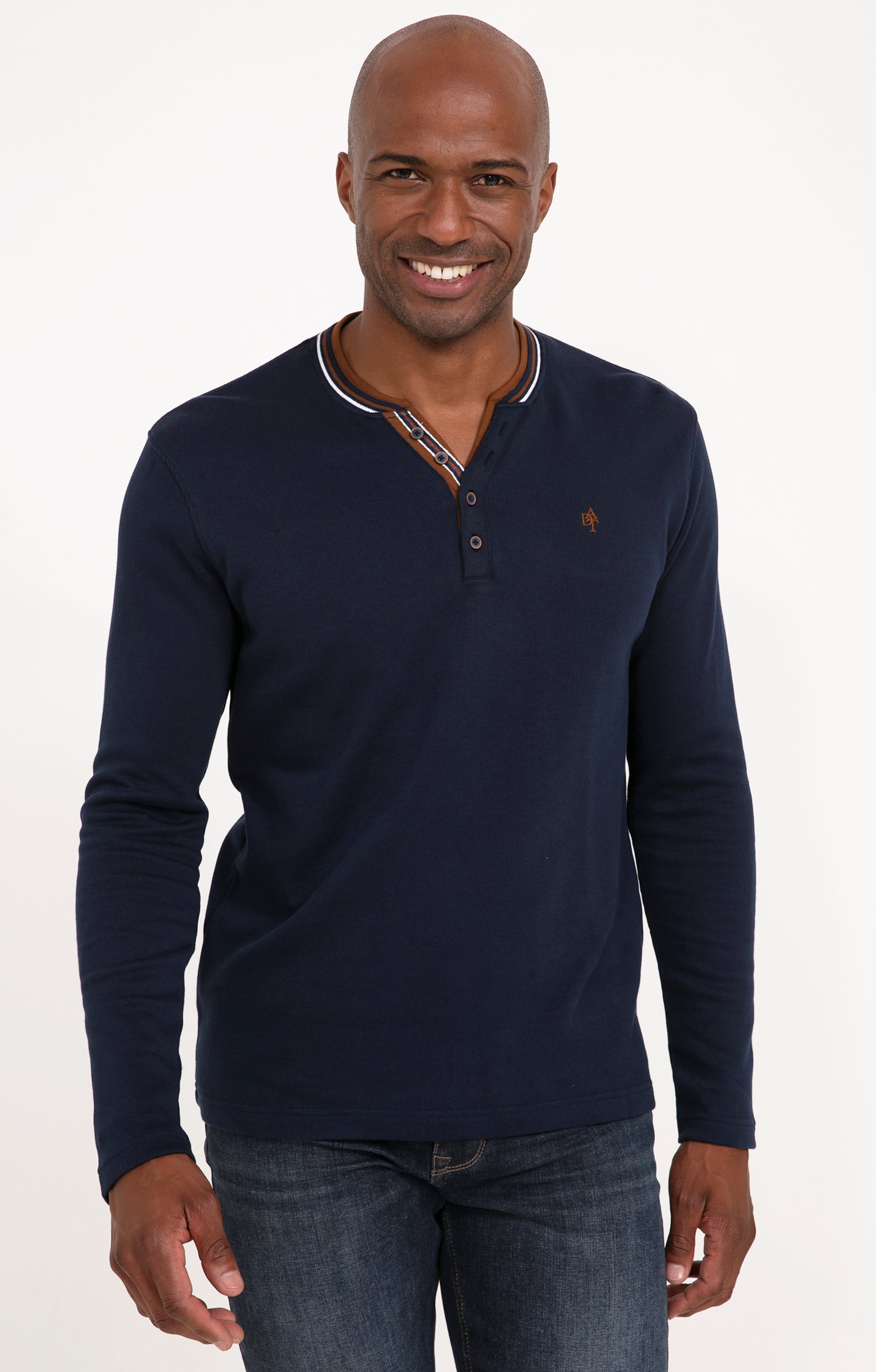 Tee-shirt manches longues New Cote - MARINE