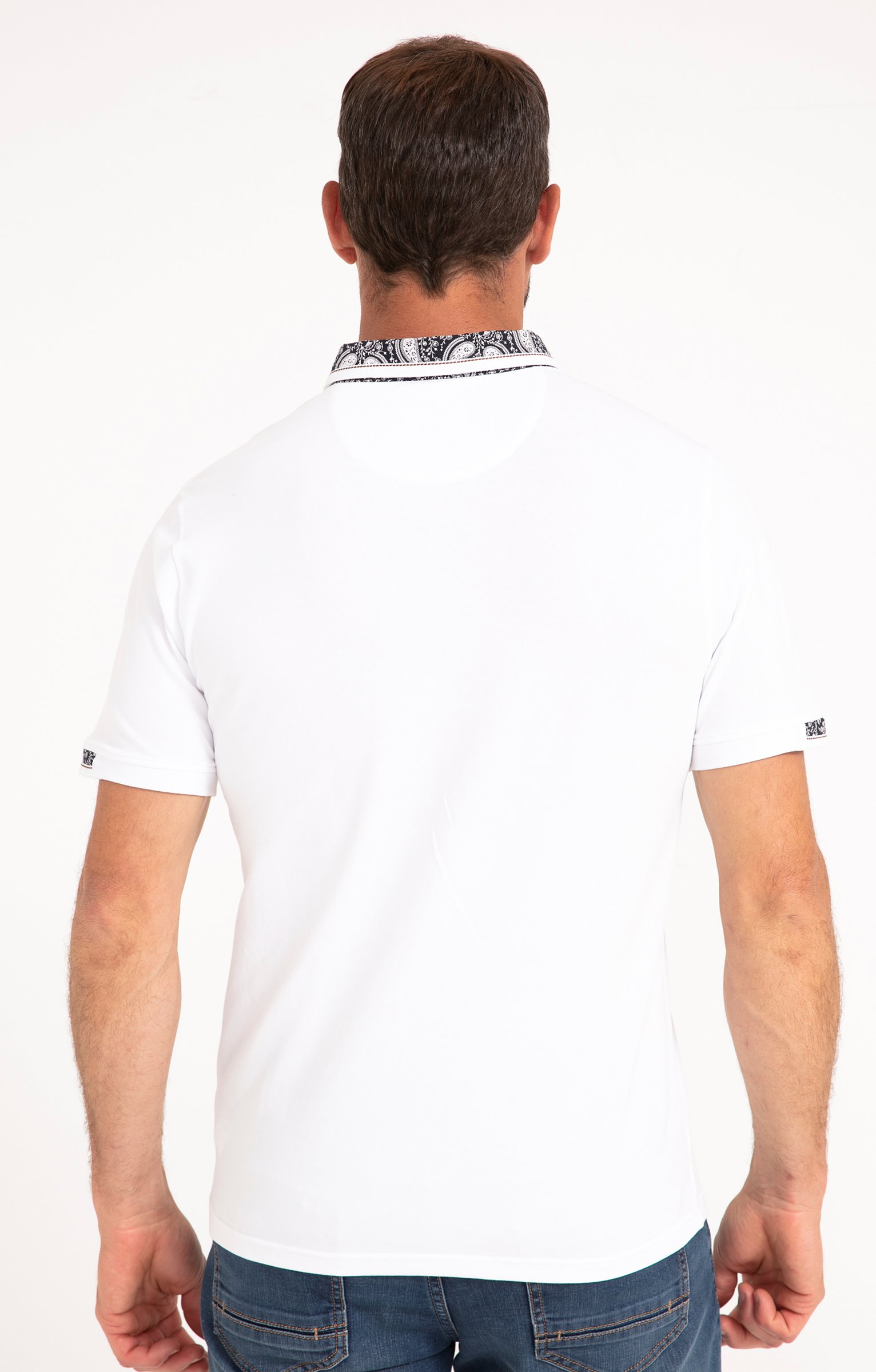 Polo manches courtes Romantique - BLANC