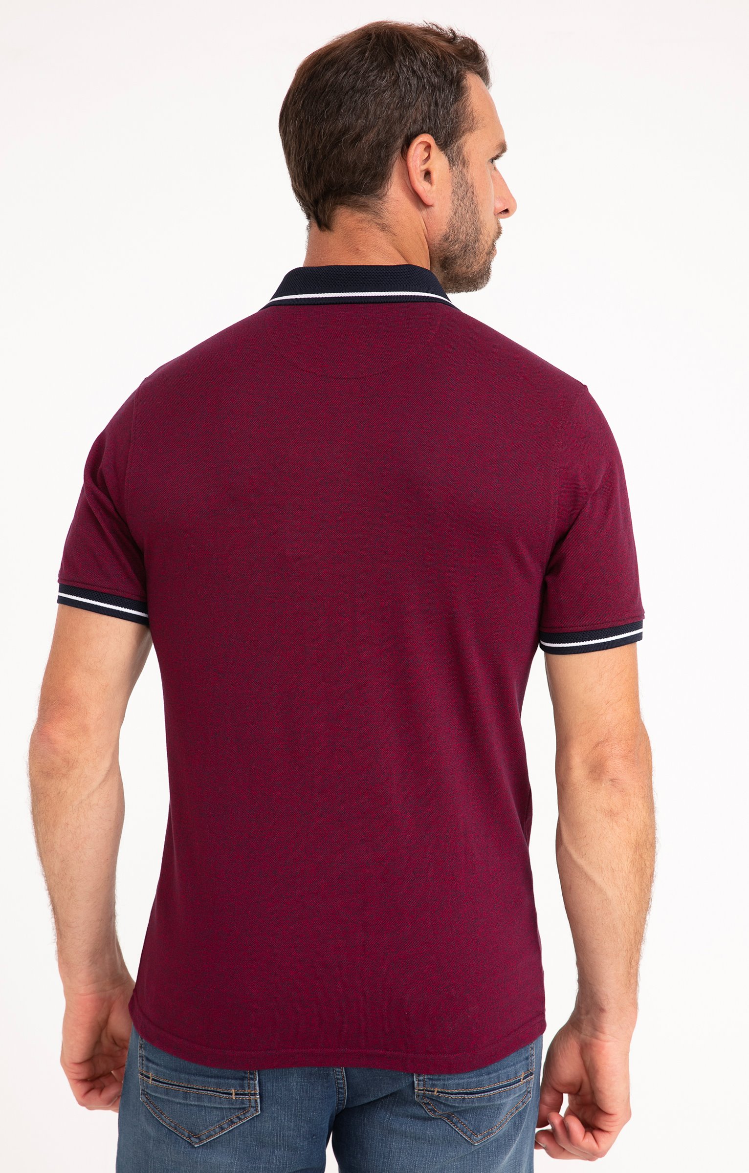 Polo manches courtes Grindle - BORDEAUX