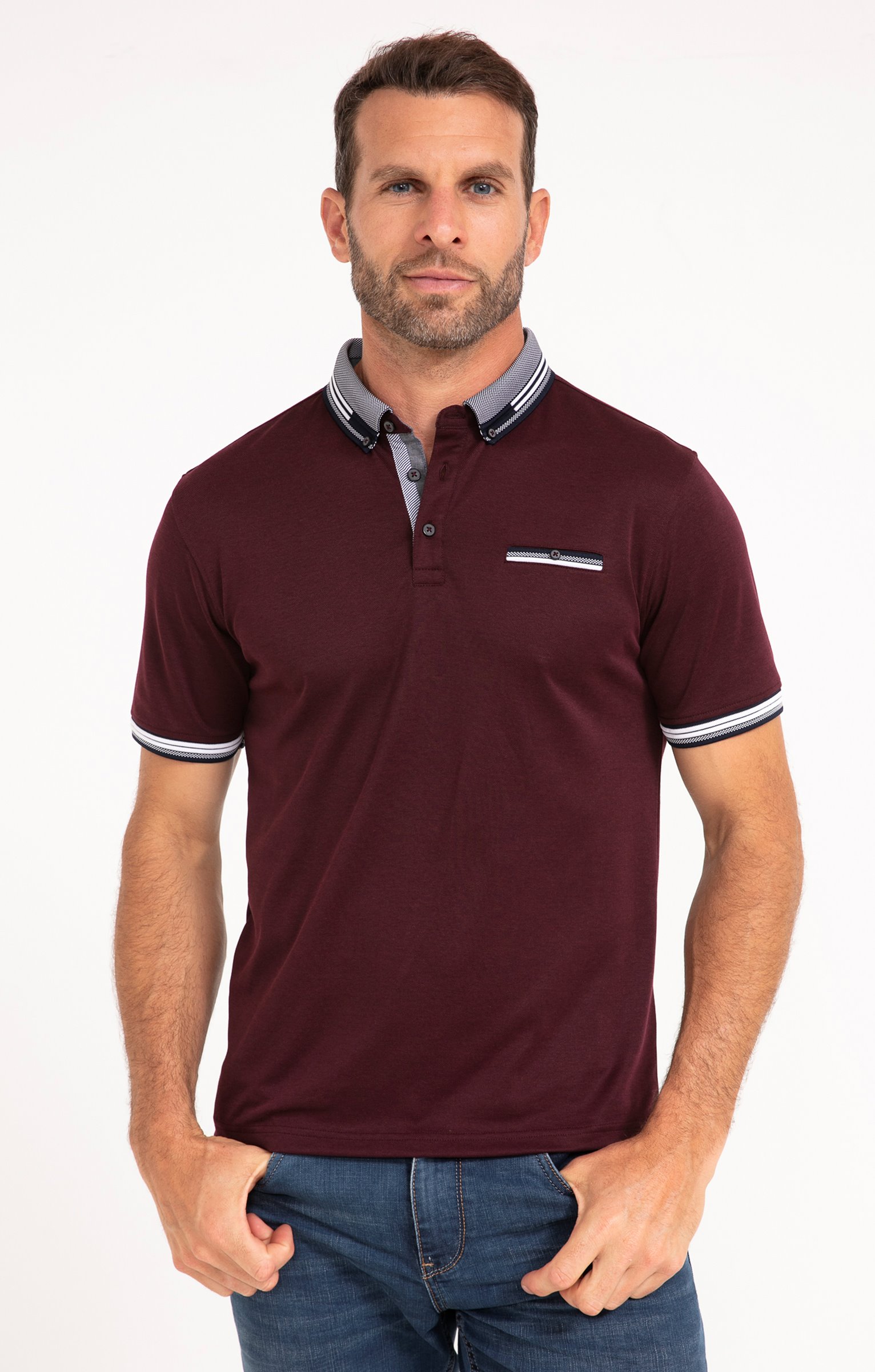 Polo manches courtes Rail Léger - BORDEAUX