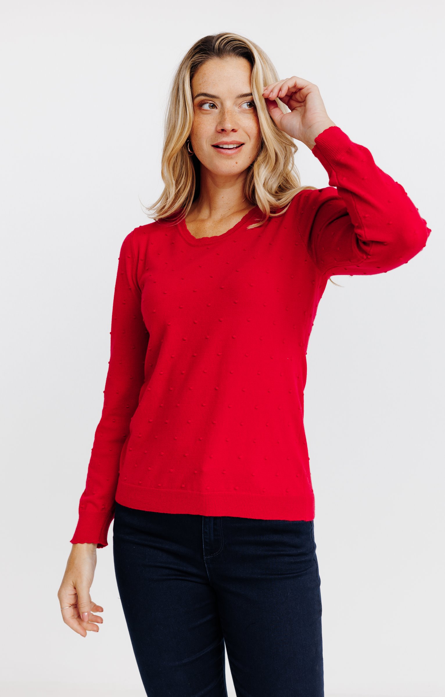 Pull col rond - ROUGE