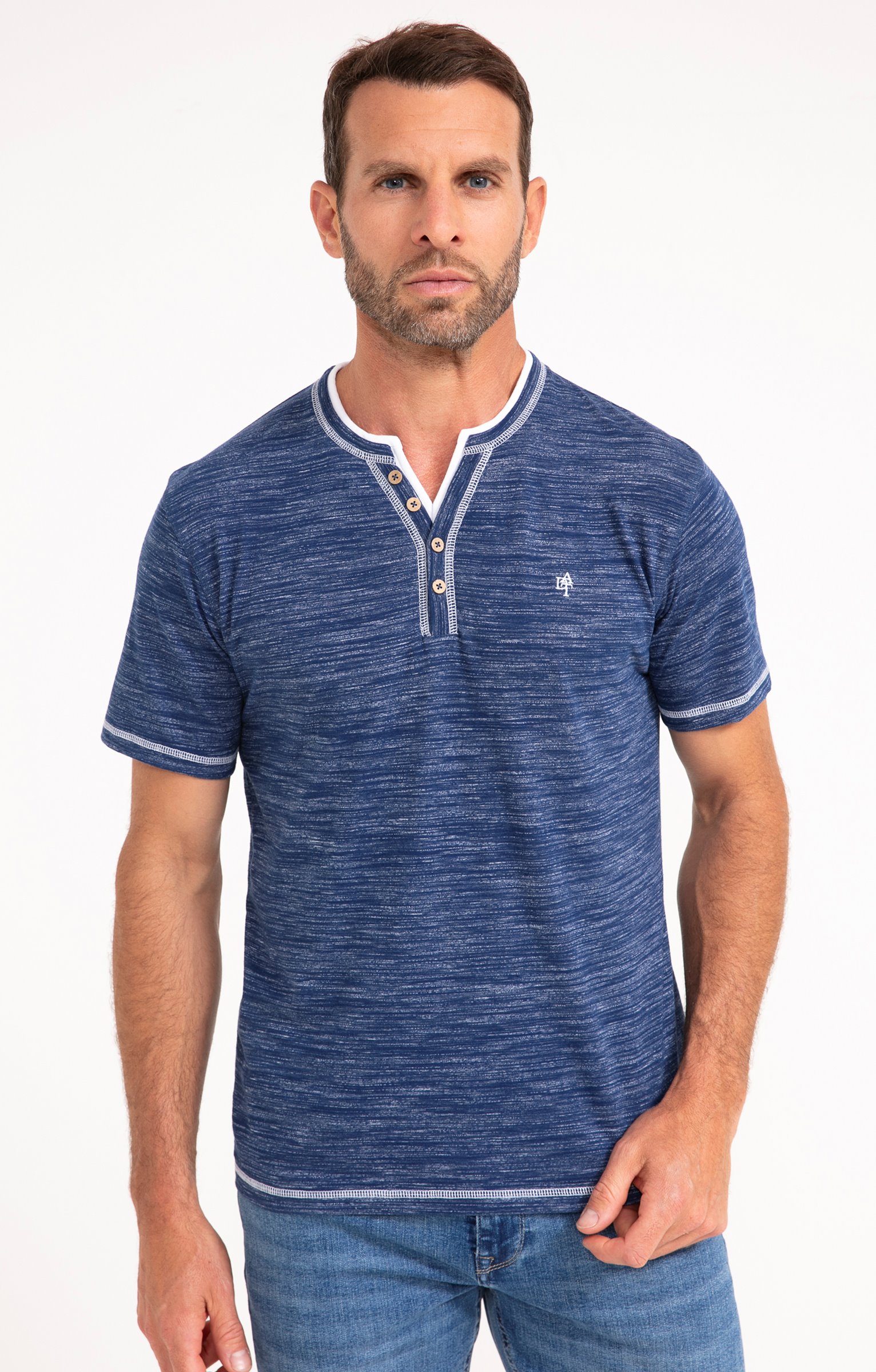 Tee-shirt manches courtes Forest - BLEU