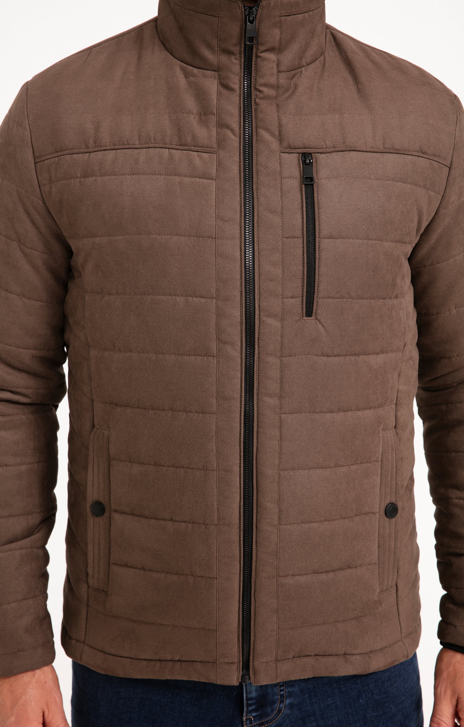 BLOUSON NEW SUEDE - BEIGE