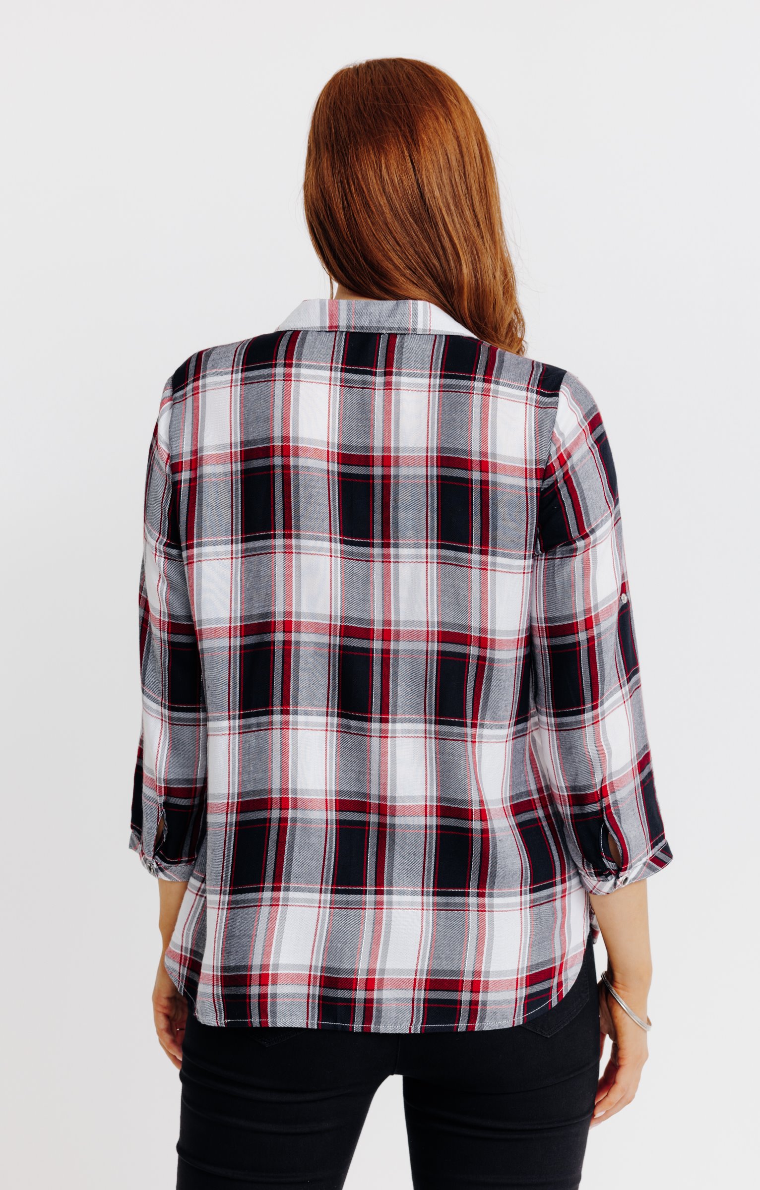 chemise à careraux  - NOIR