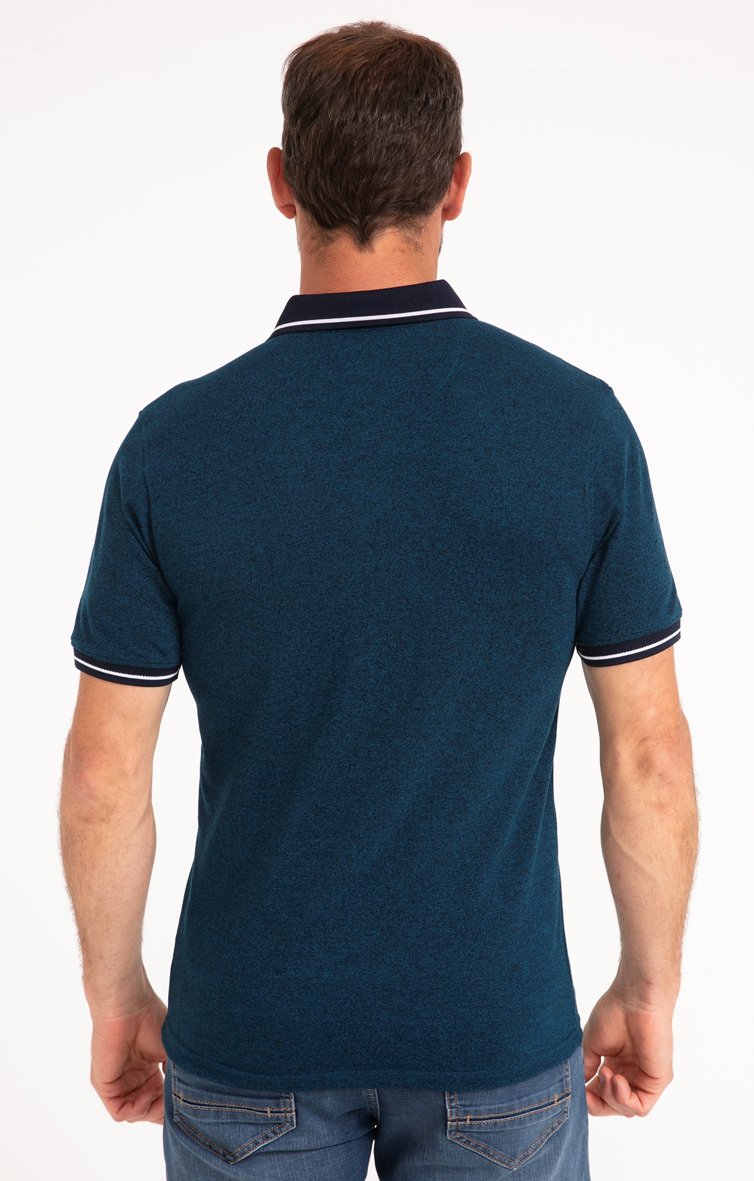 Polo manches courtes Grindle - PÉTROLE