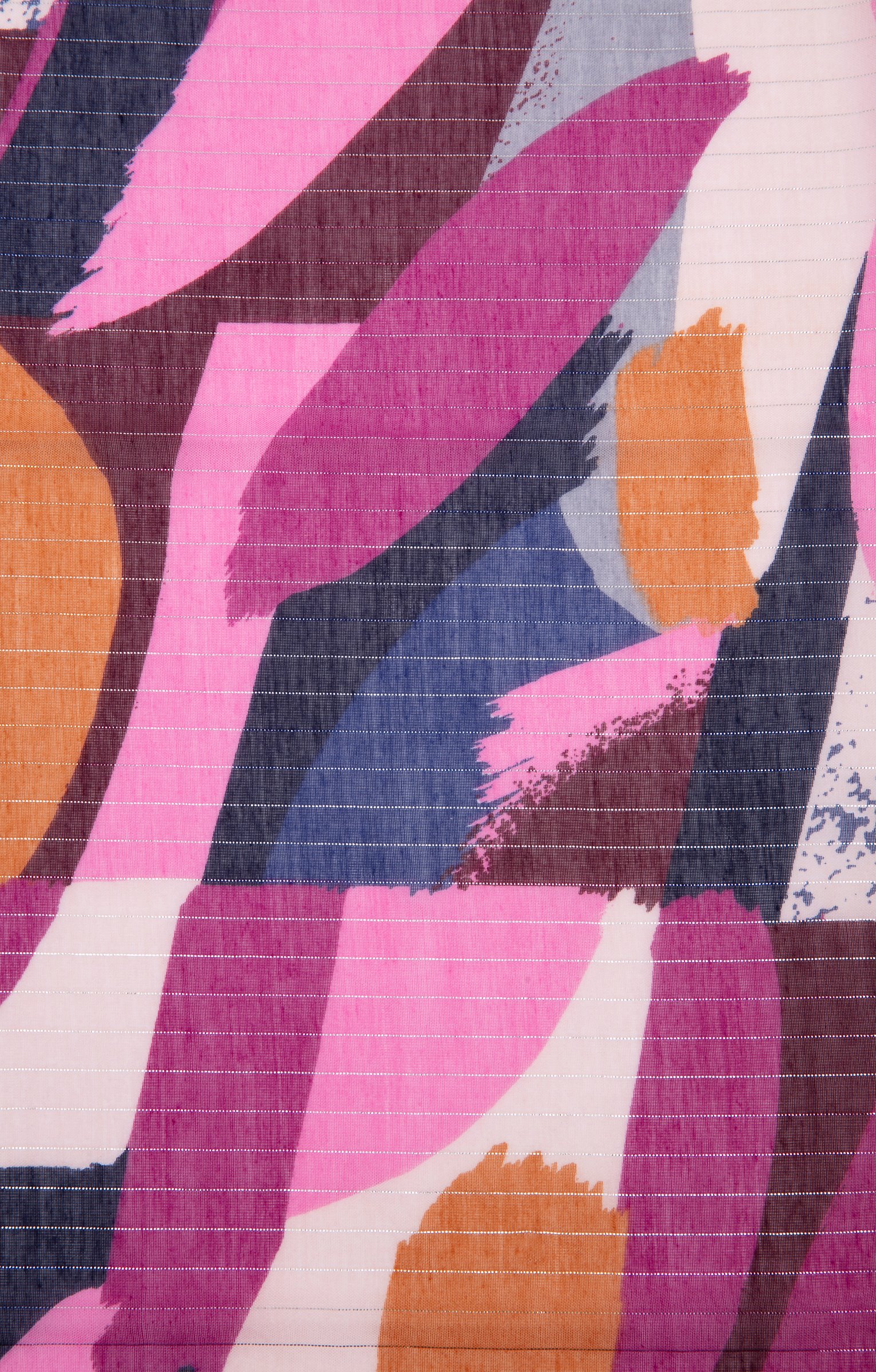 Foulard motif patch - LIE DE VIN