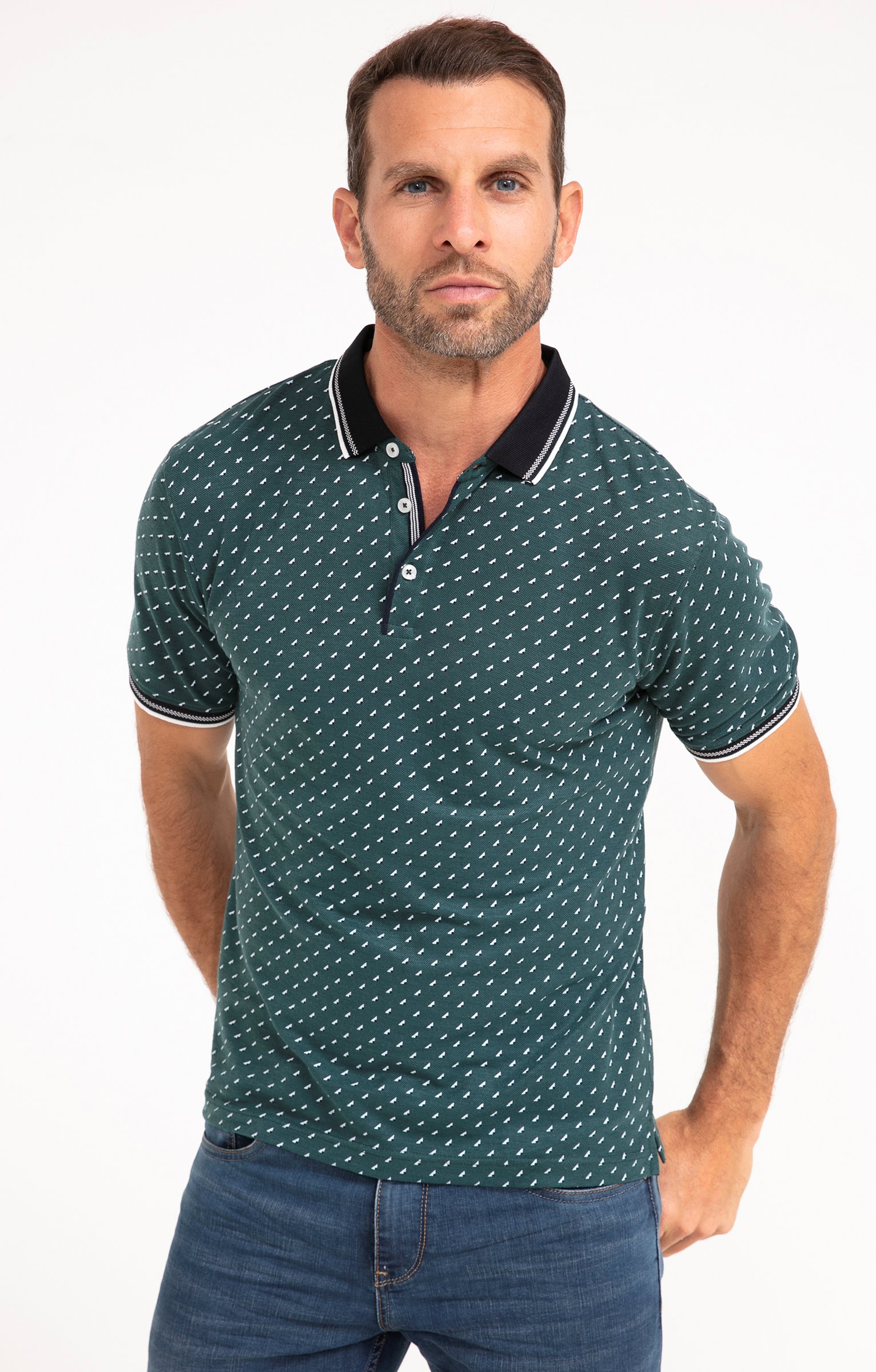 Polo manches courtes Geminy - VERT