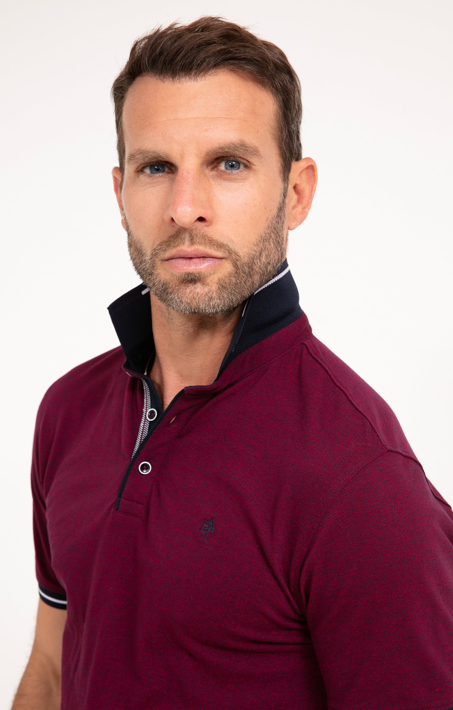 Polo manches courtes Grindle - BORDEAUX
