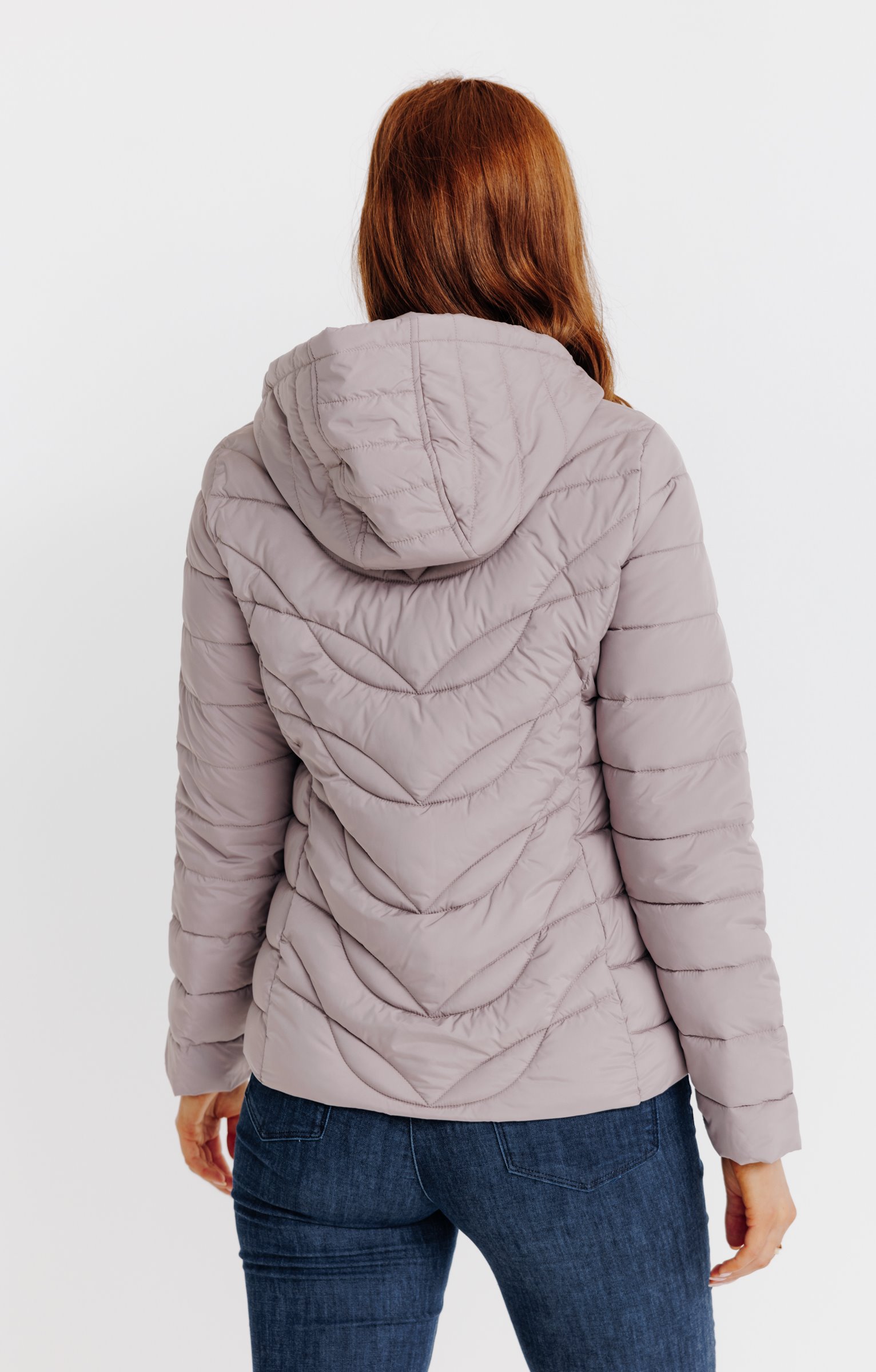 Doudoune légère non doublée - GRÈGE