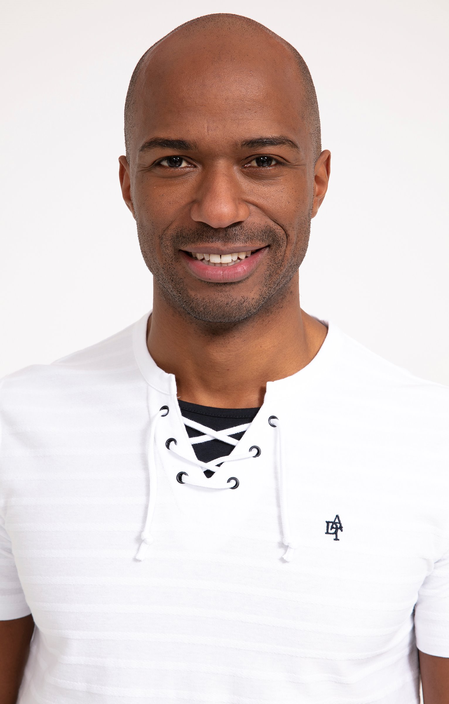 Tee-shirt manches courtes Lacet Cordage - BLANC