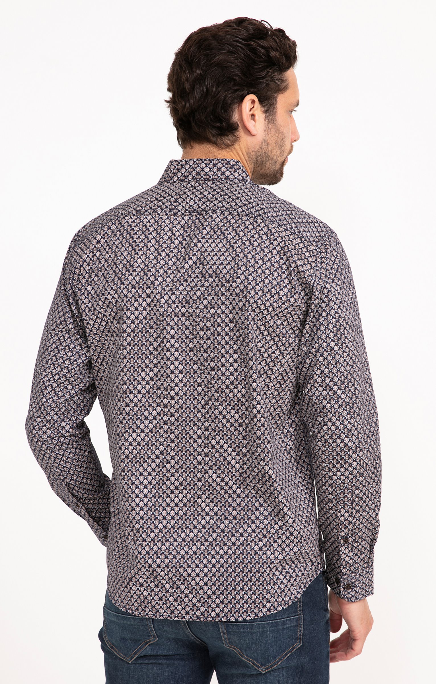 Chemise manches longues BARCA - MARINE