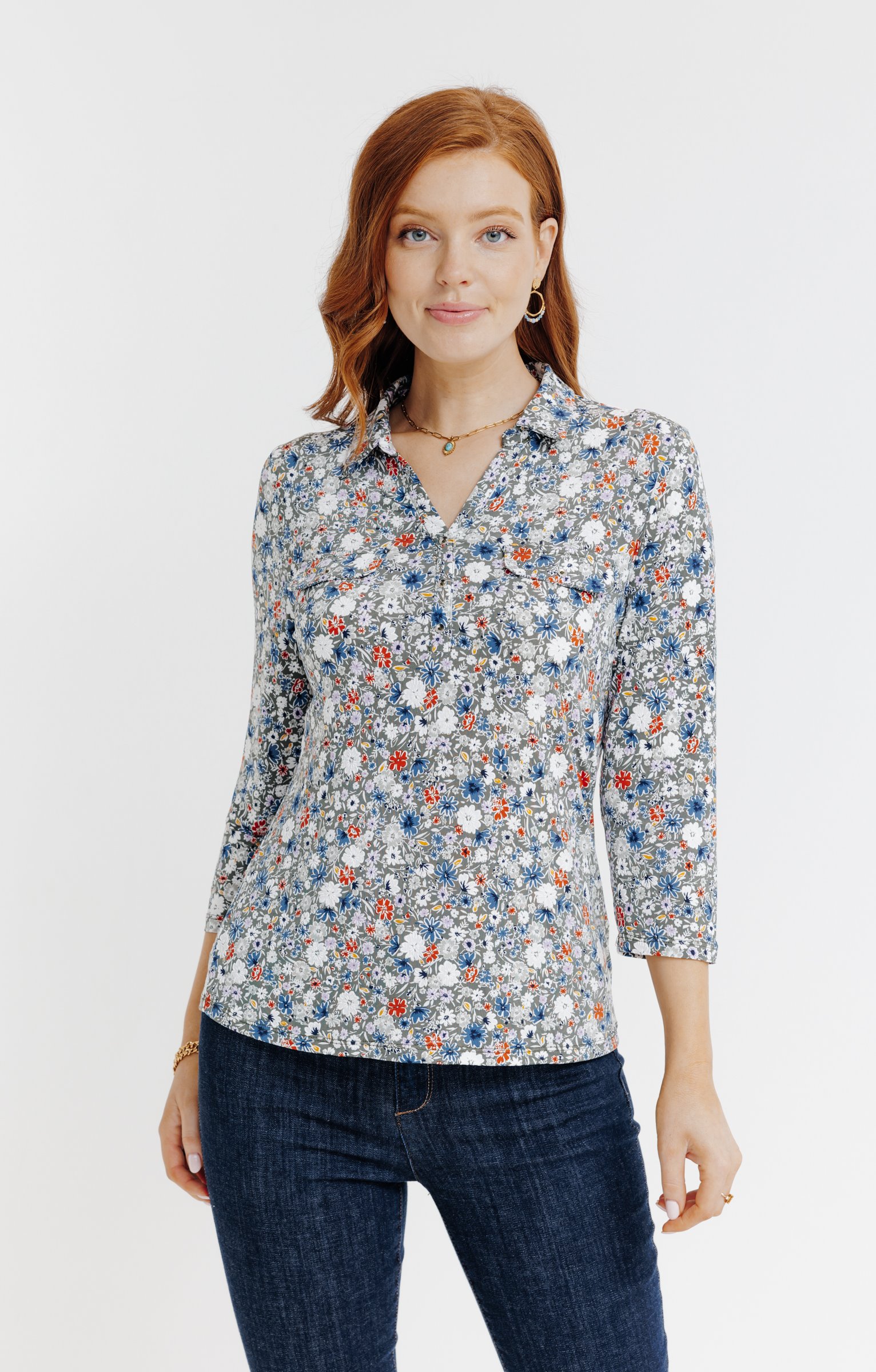 Tee-shirt imprimé - KAKI CLAIR