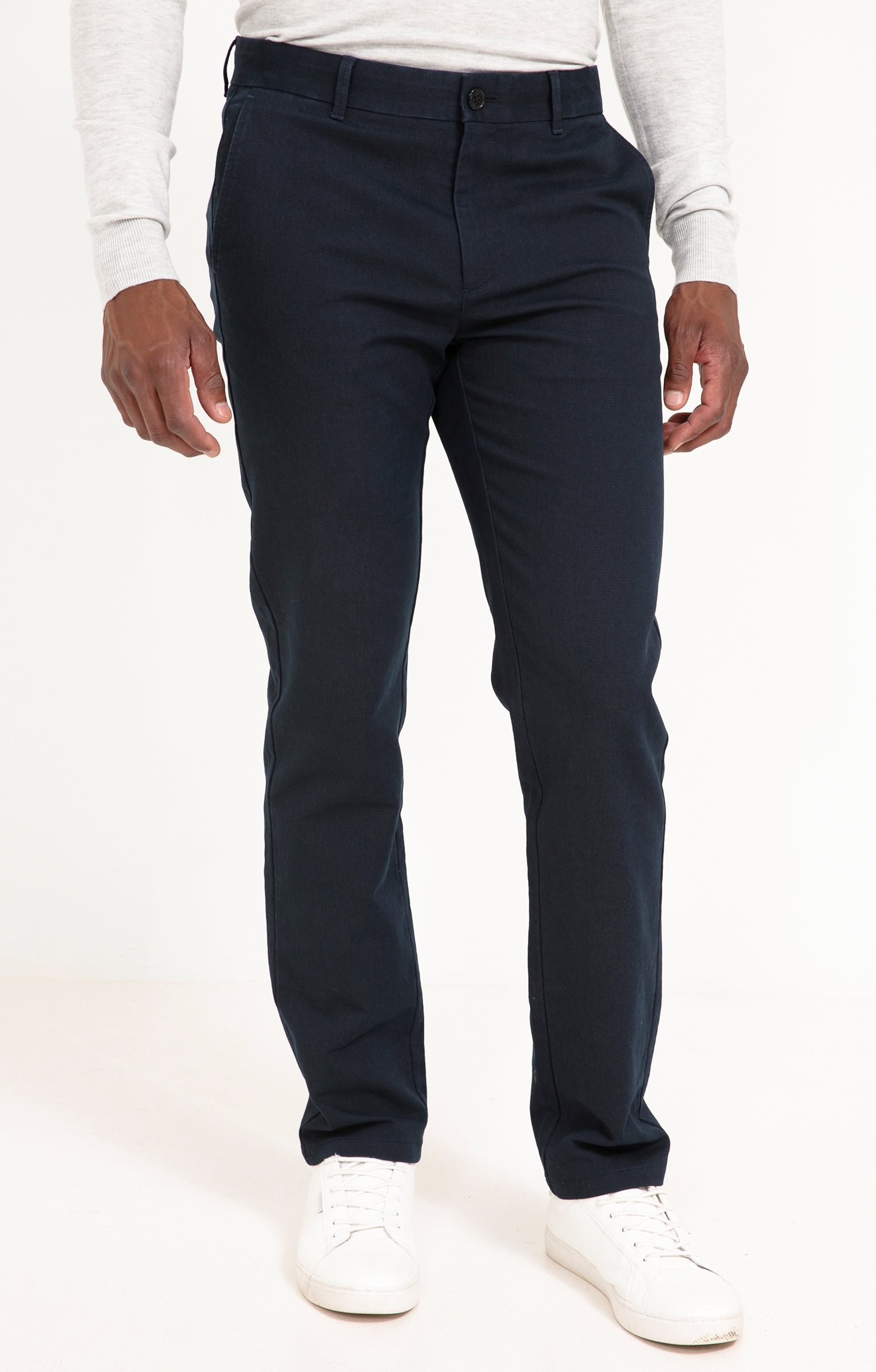 Pantalon chino Micro - BLEU