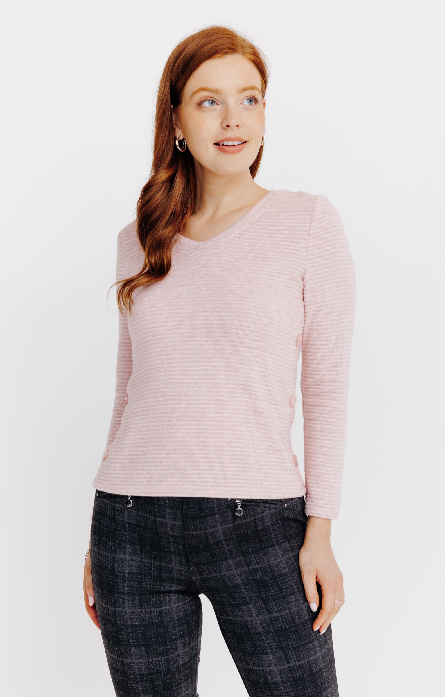 Pull maille ottoman - ROSE