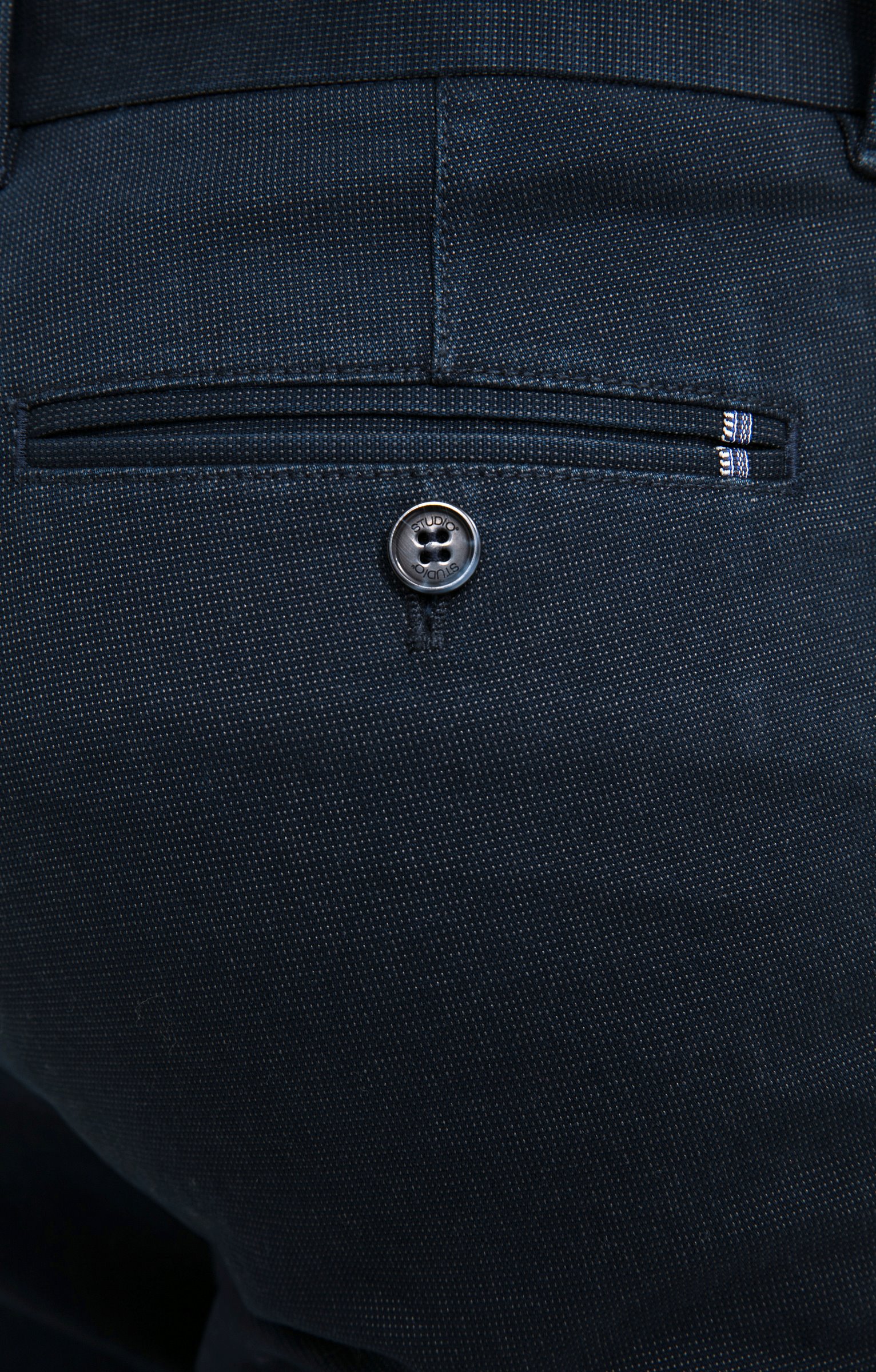 Pantalon chino Micro - BLEU