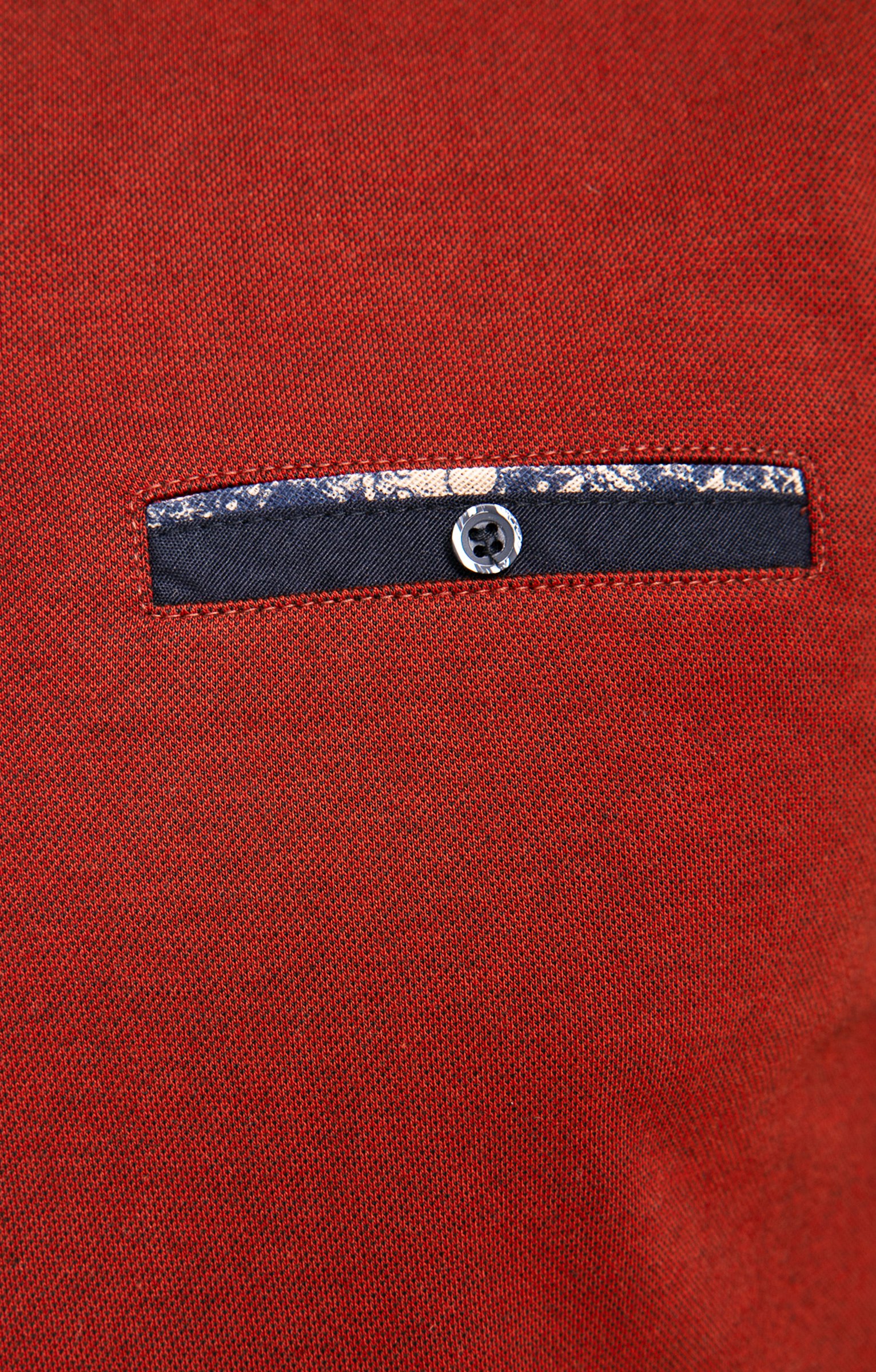 Polo manches longues Sheldon - BRIQUE