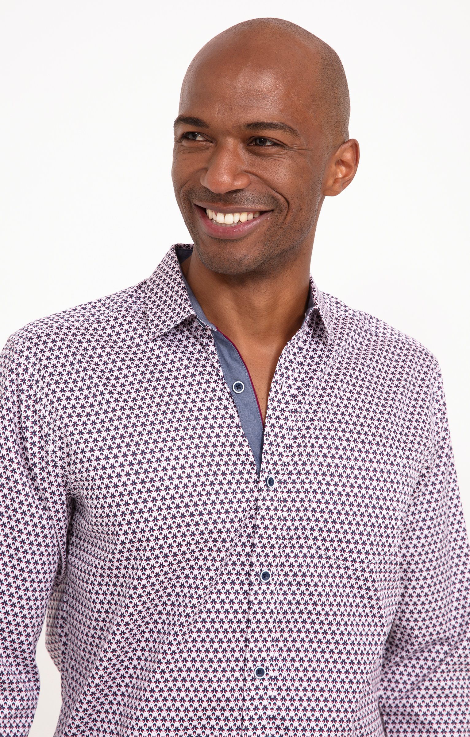 Chemise à manches longues ROSASO - BORDEAUX