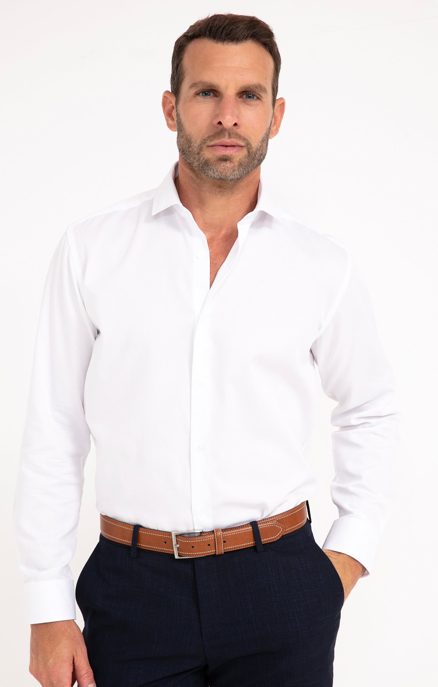 Chemise CALANDRE coupe regular - BLANC