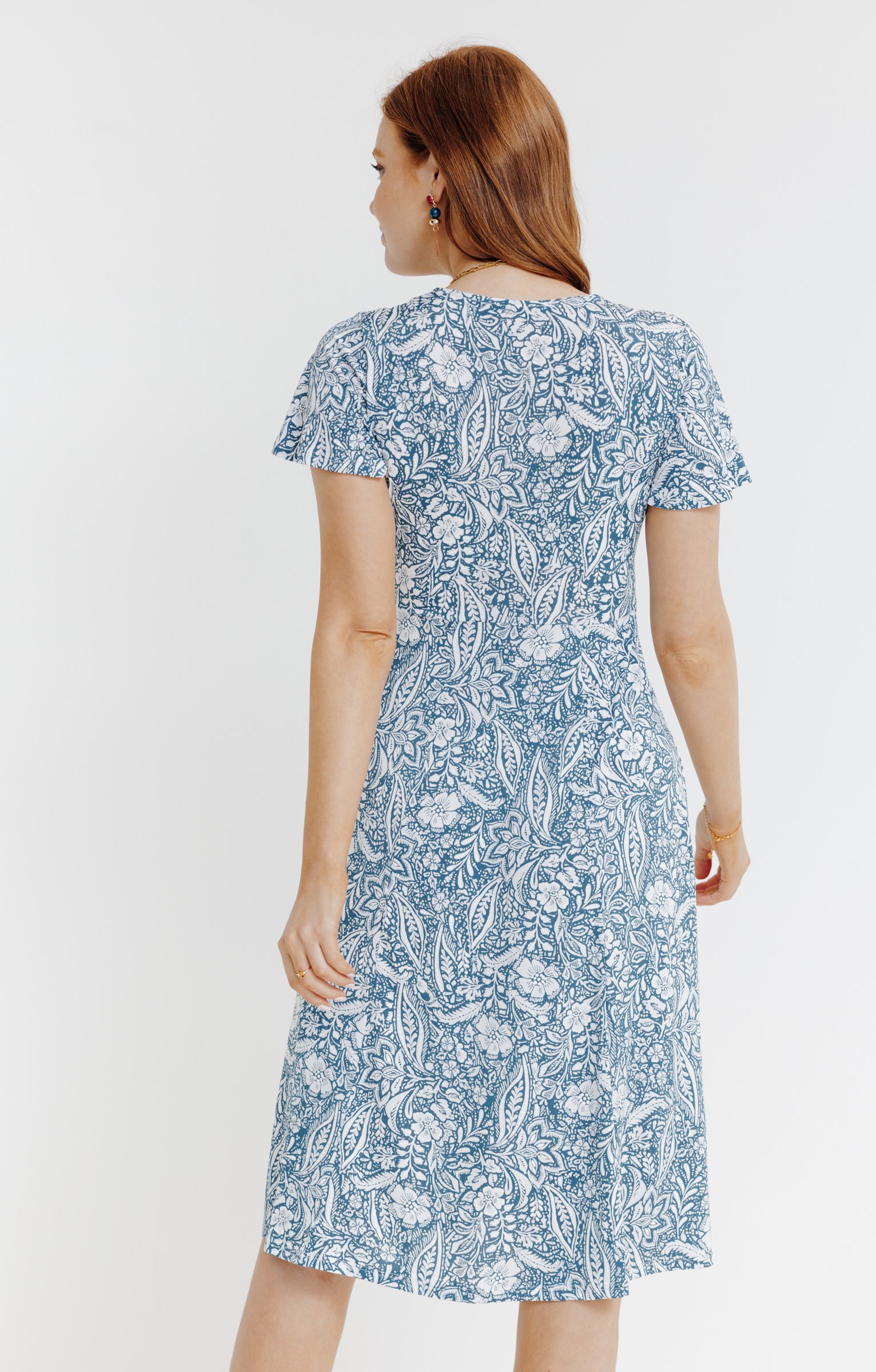 Robe en maille - VERT LAGON