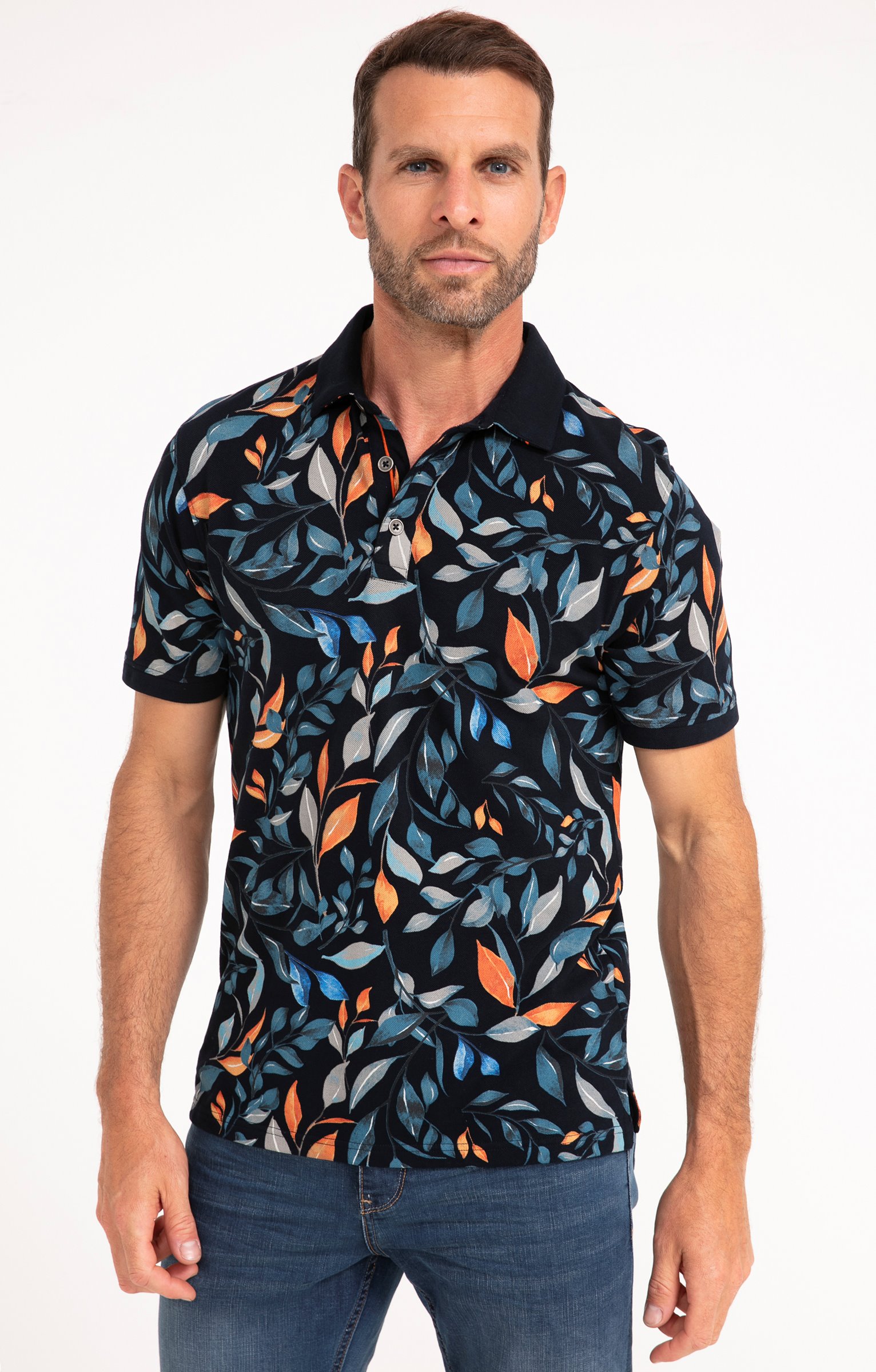 Polo manches courtes Vince Big - MARINE