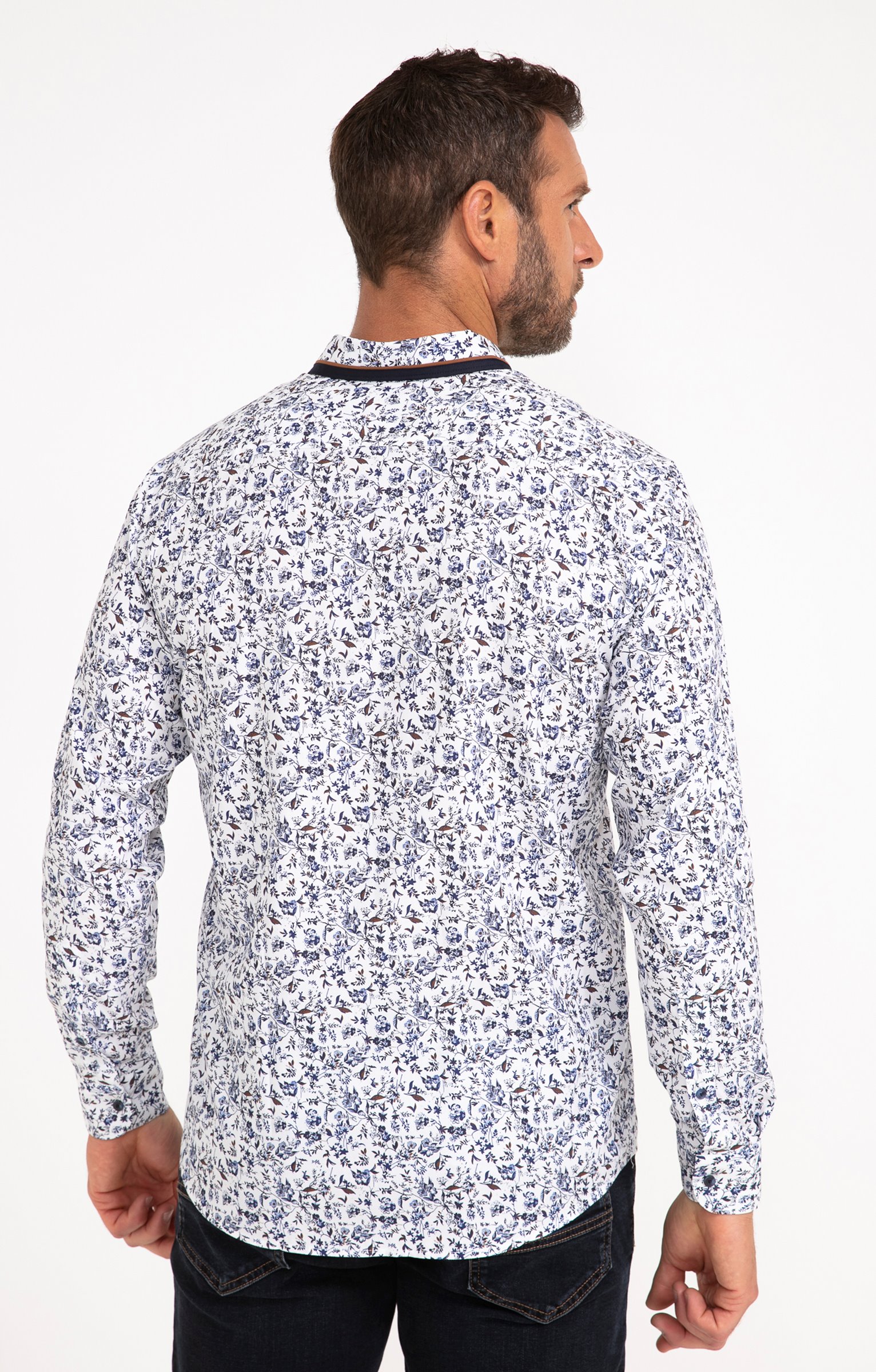 Chemise manches longues BENJI - BLANC