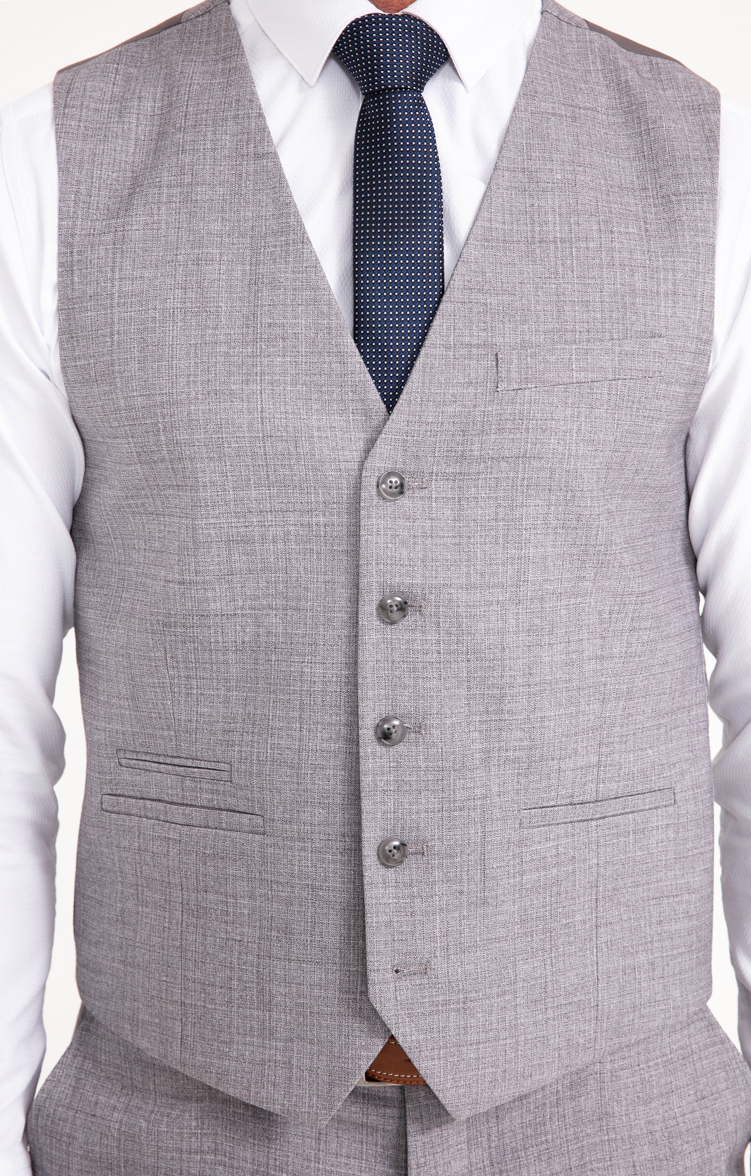 Gilet de costume Granito - GRIS CLAIR