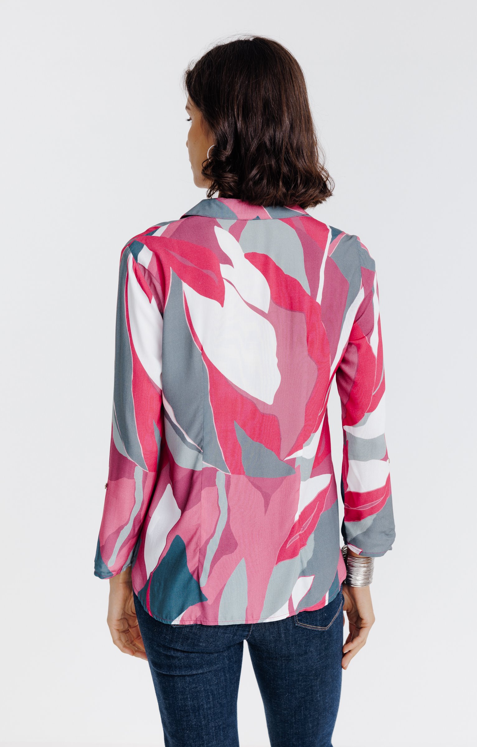 Chemise imprimée graphique  - TILLEUL