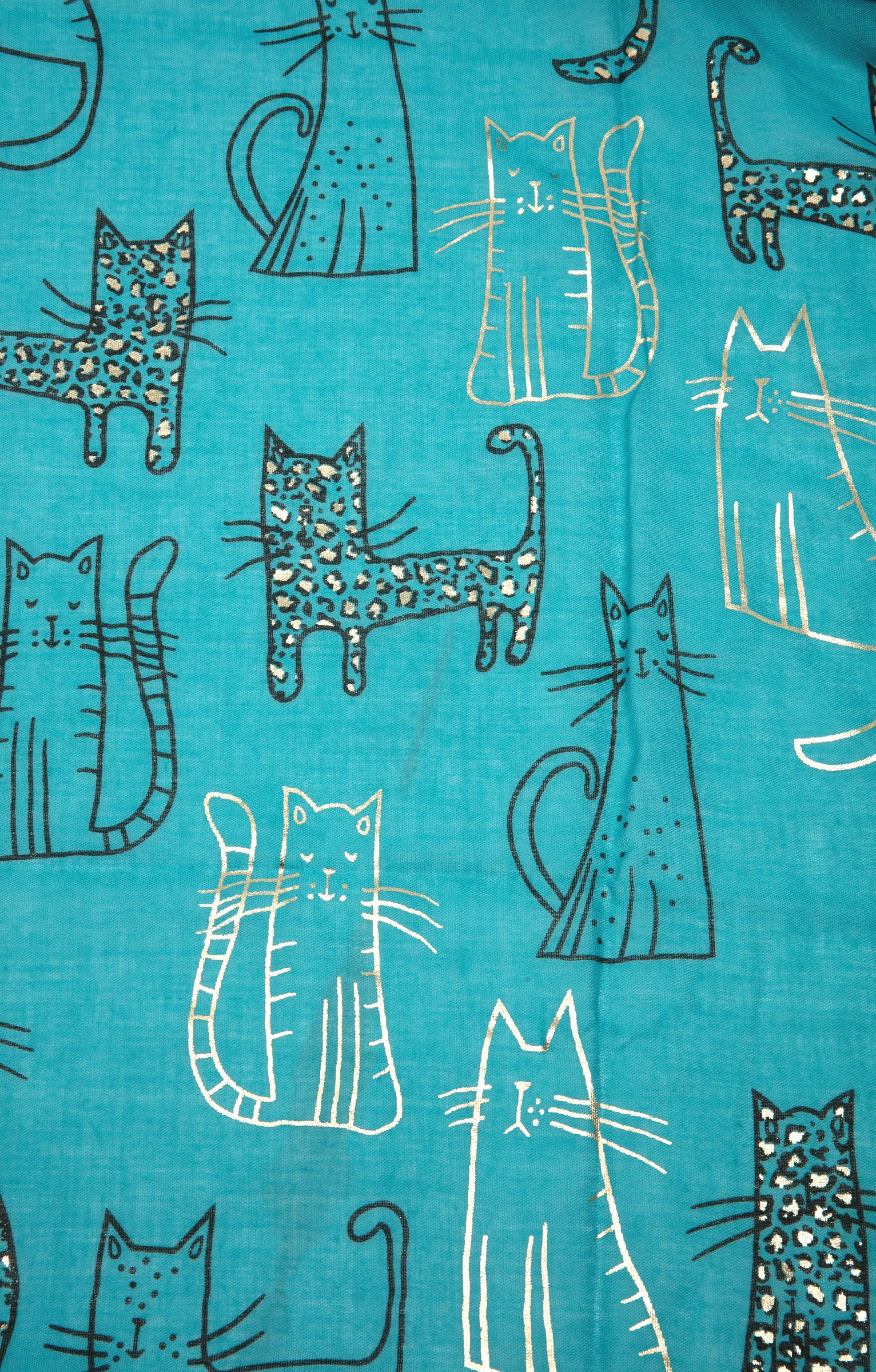 Foulard imprimé chats - CANARD