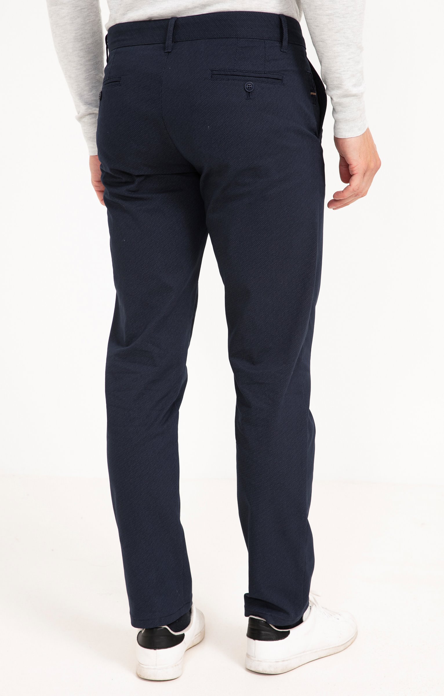 Pantalon chino Printed - MARINE
