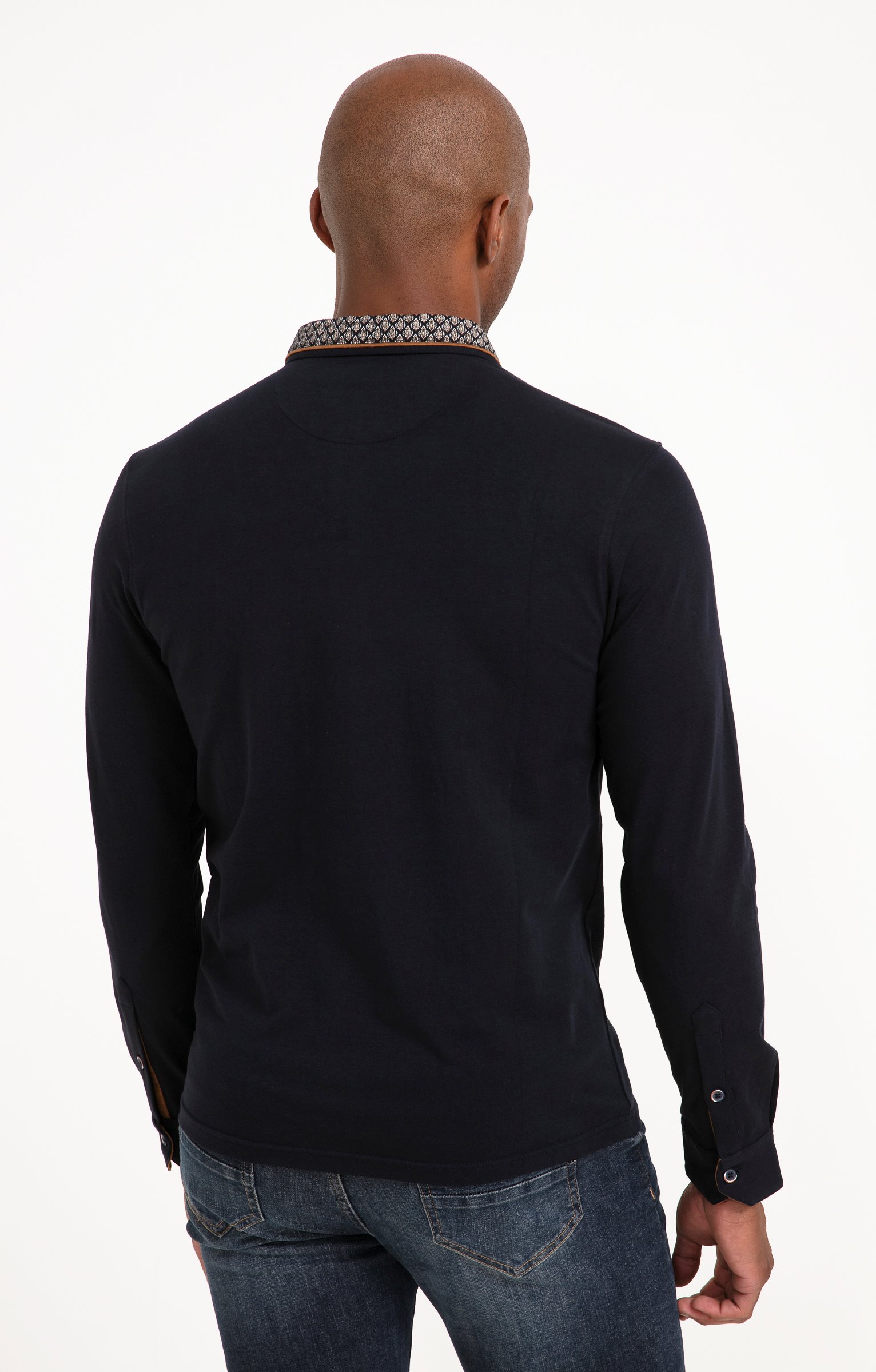 Polo manches longues New Dot - MARINE