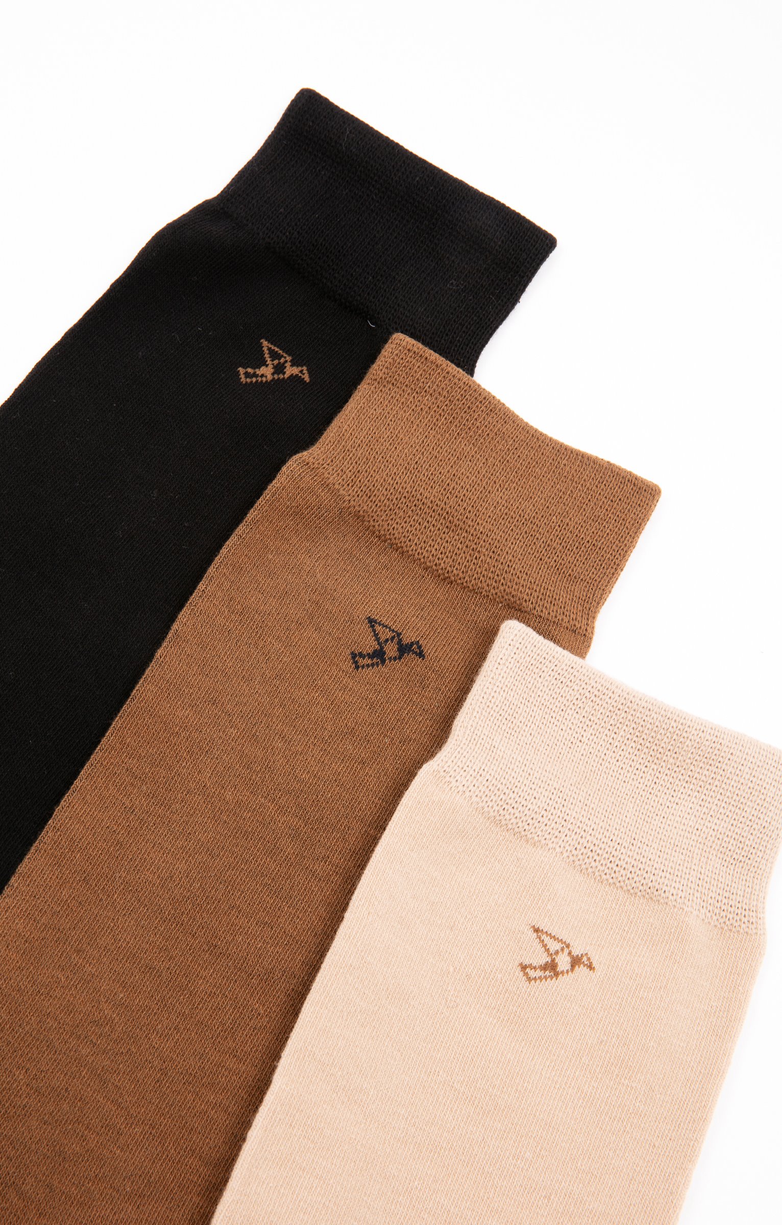 Lot de 3 paires de chaussettes BIRDS - MARRON