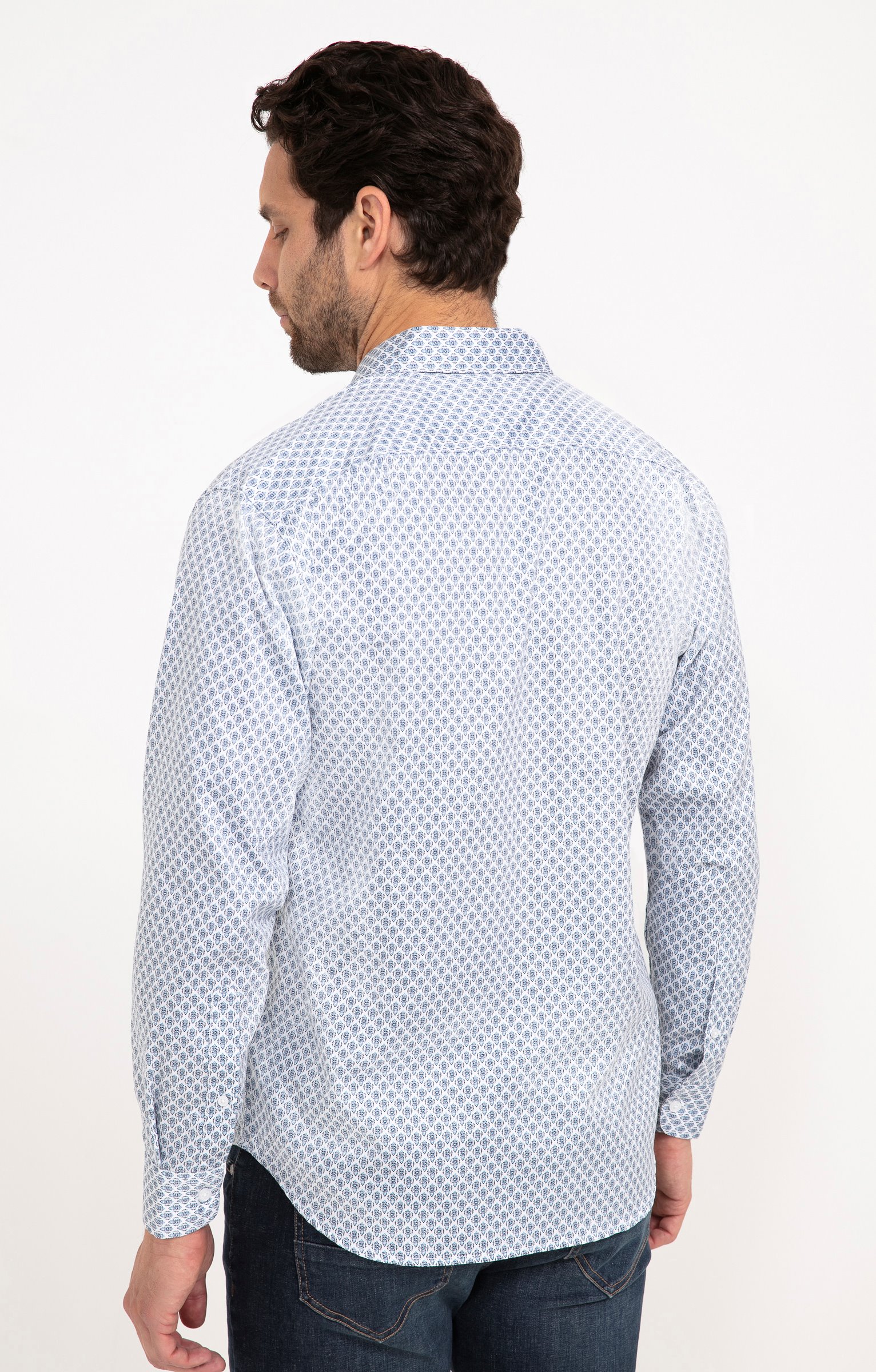 Chemise manches longues BARCA - BLANC