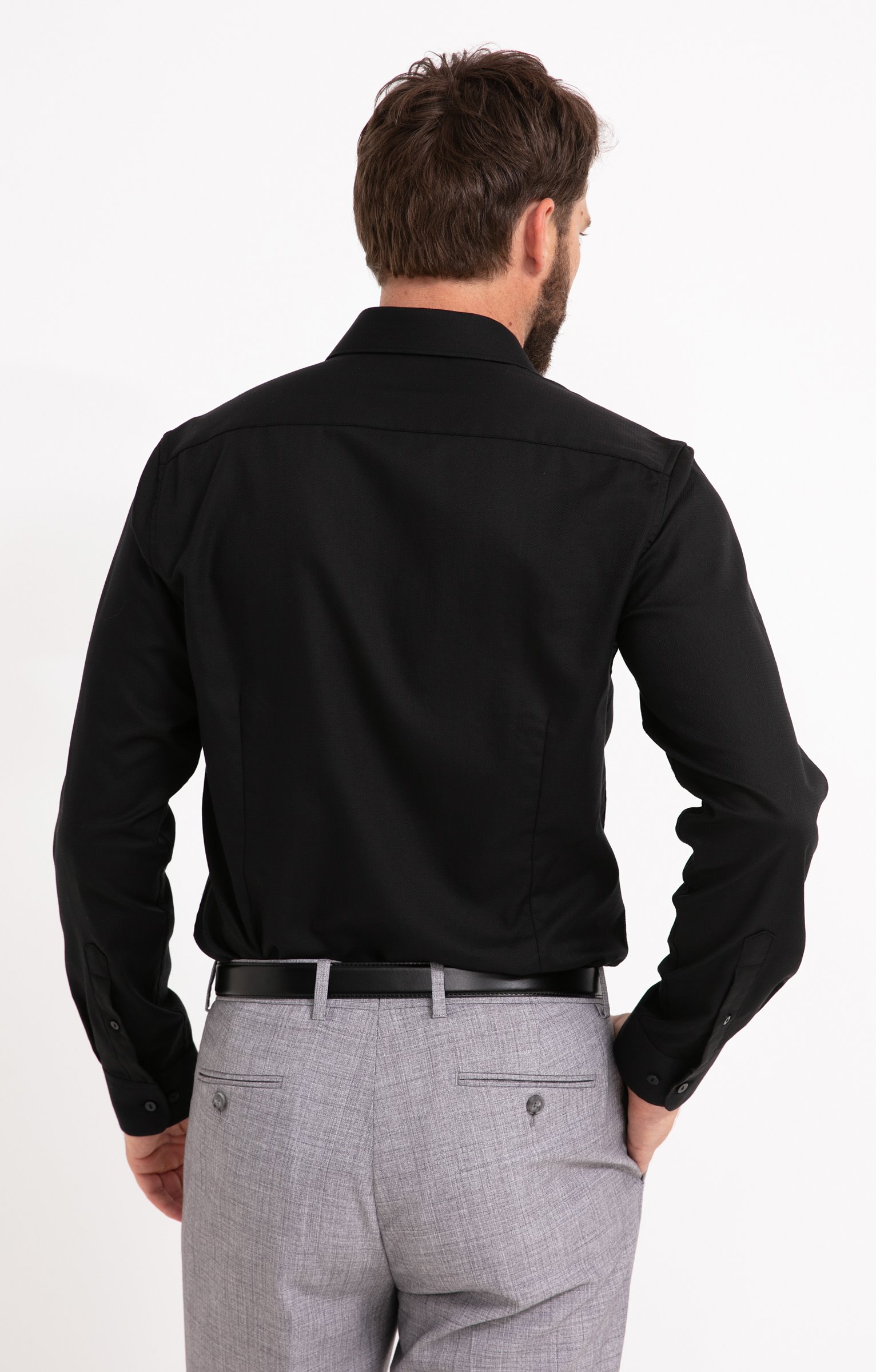 Chemise coupe regular Rubanoir - NOIR