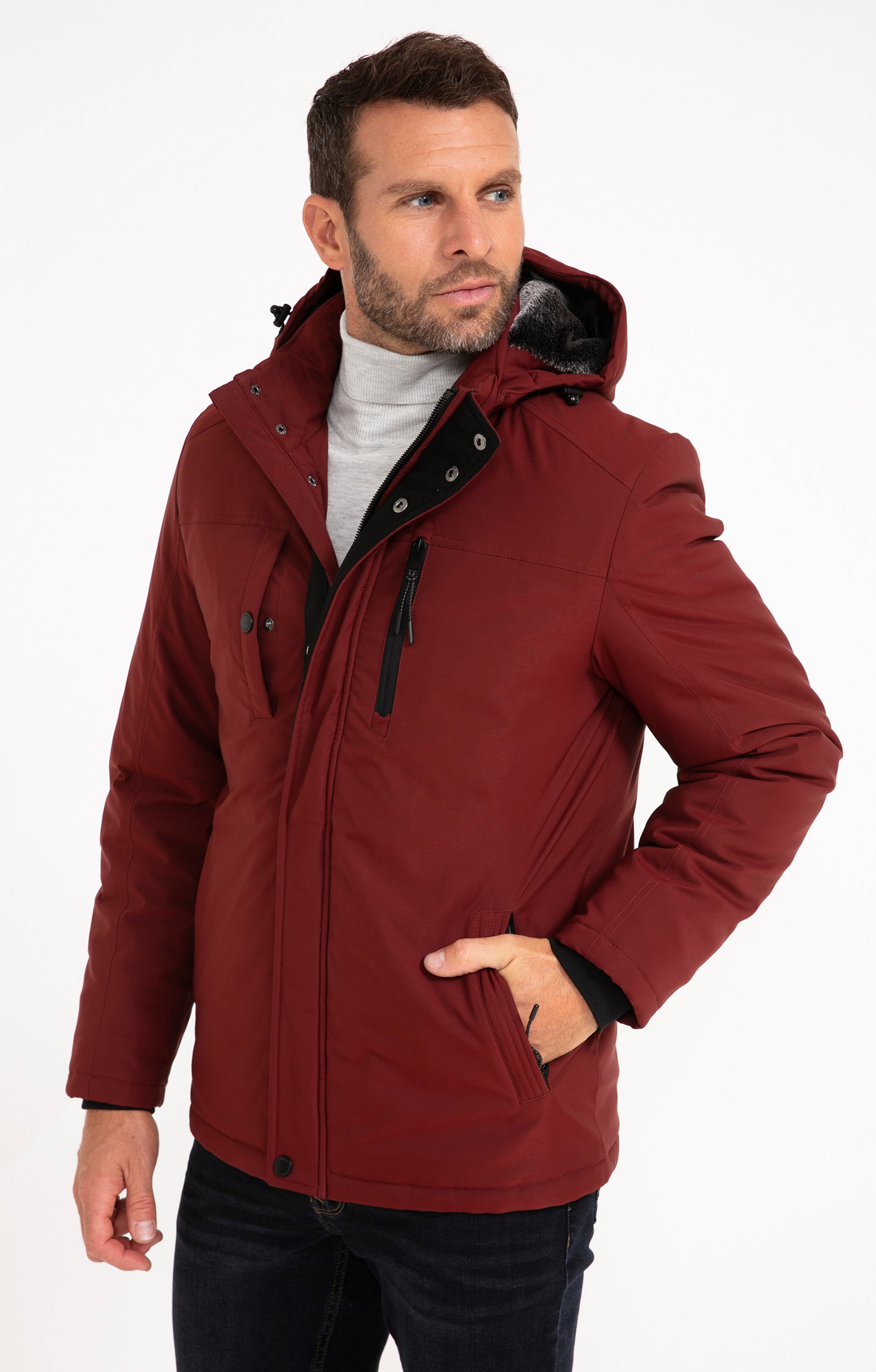 BLOUSON RAFA - ROUGE