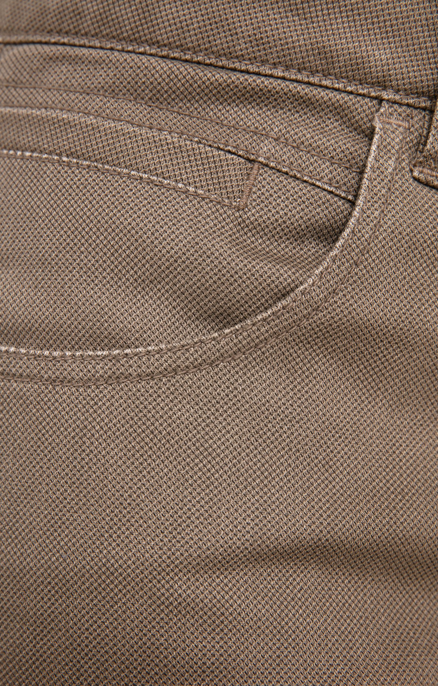Pantalon 5 poches imprimé Gary - TAUPE