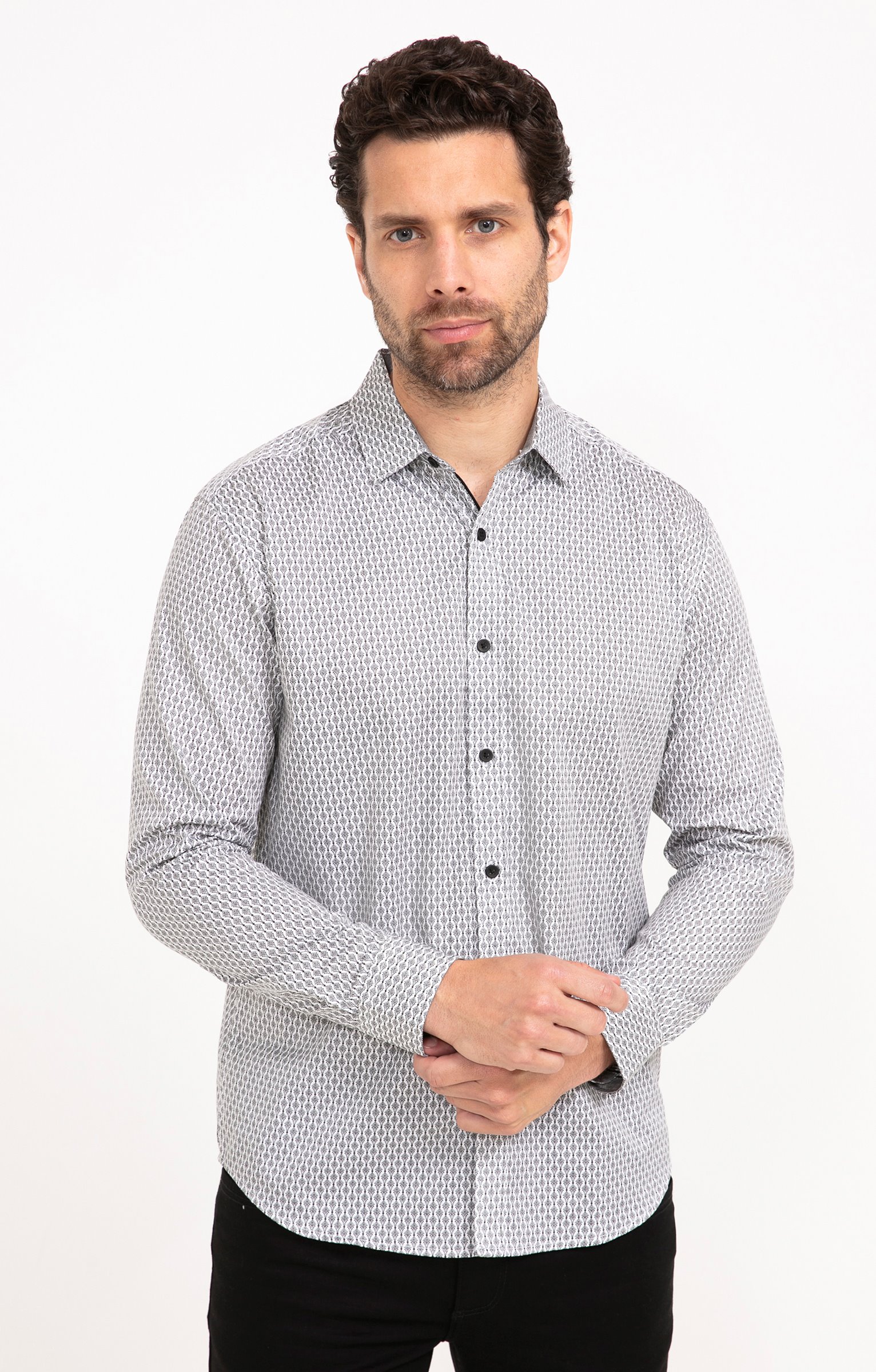 Chemise manches longues MINI CLEOPATRE - BLANC