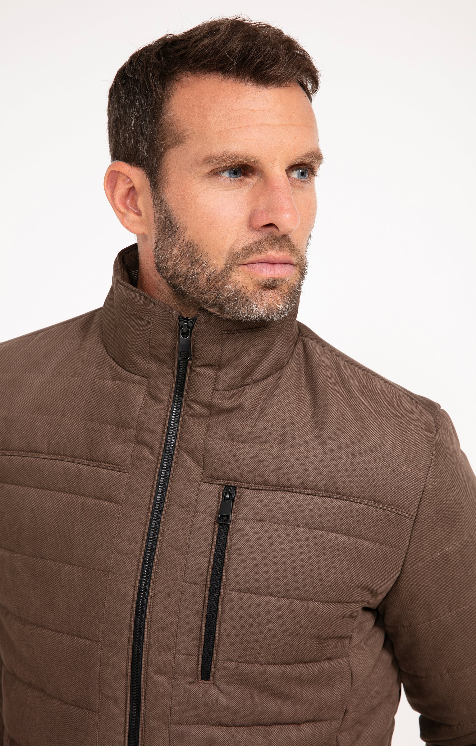 BLOUSON NEW SUEDE - BEIGE