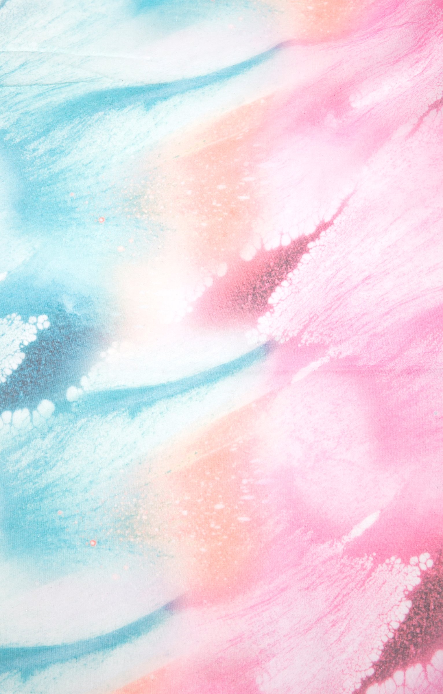 Grand voile léger avec motifs - VERT