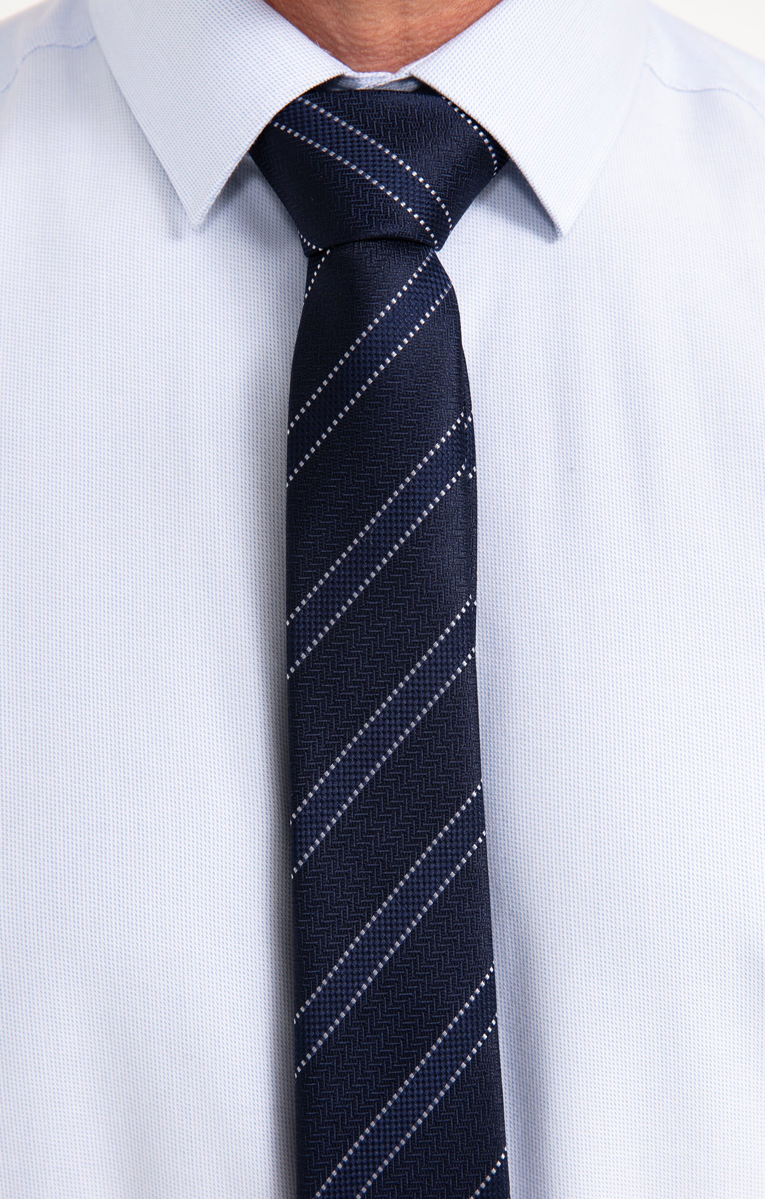 Cravate CLUB  - MARINE