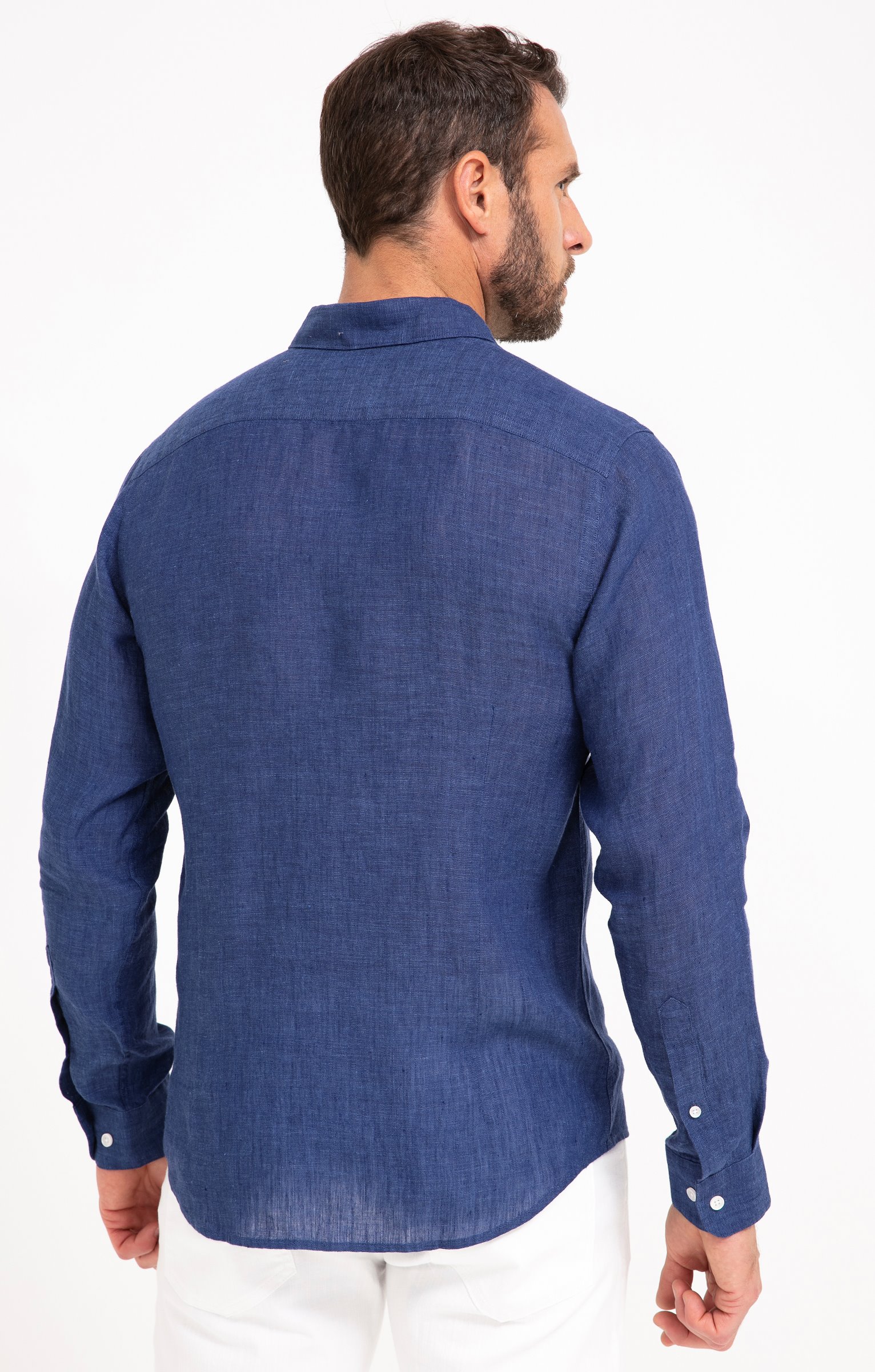 Chemise manches longues LINA - BLEU