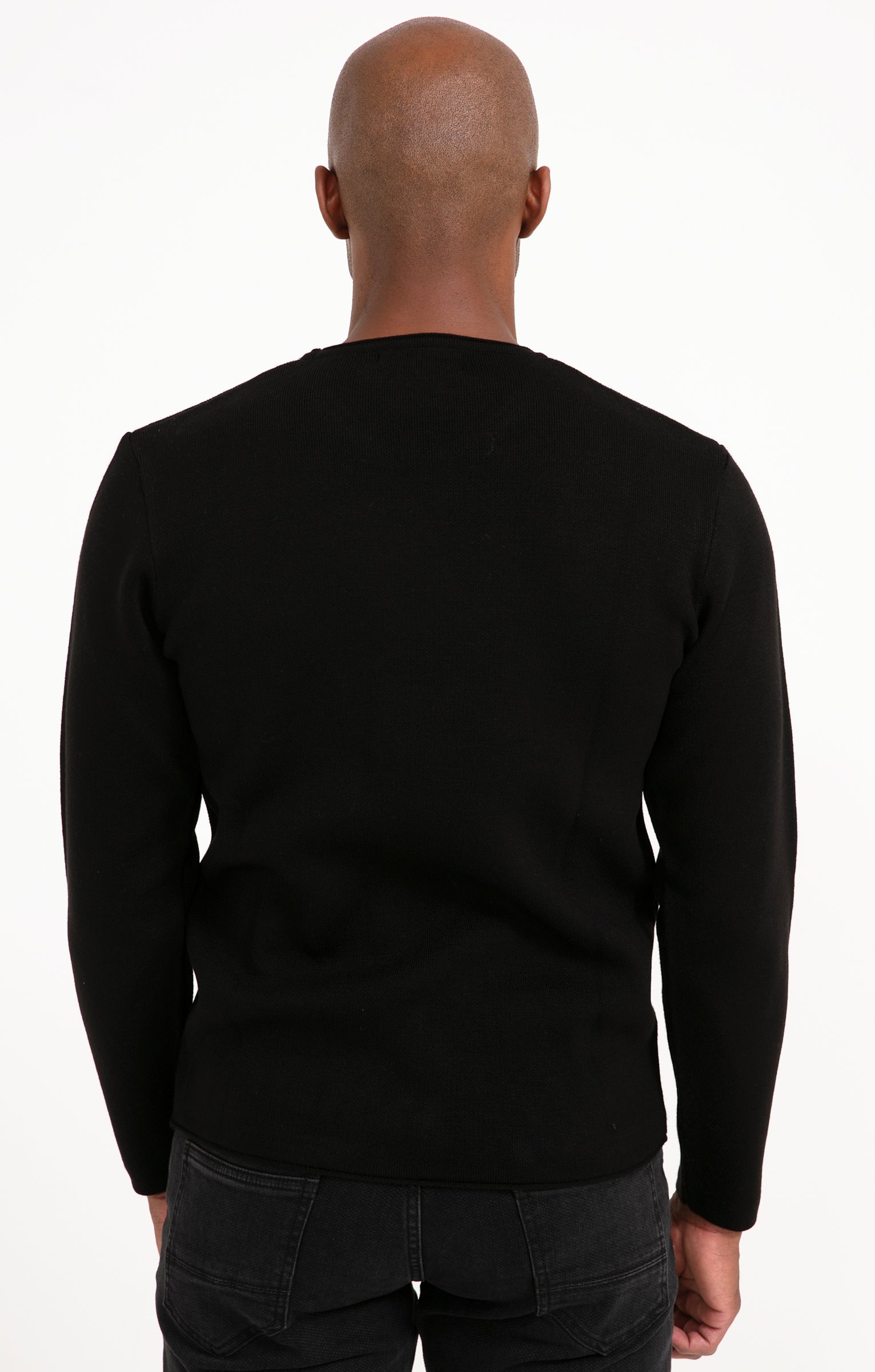 Pull uni noir - NOIR