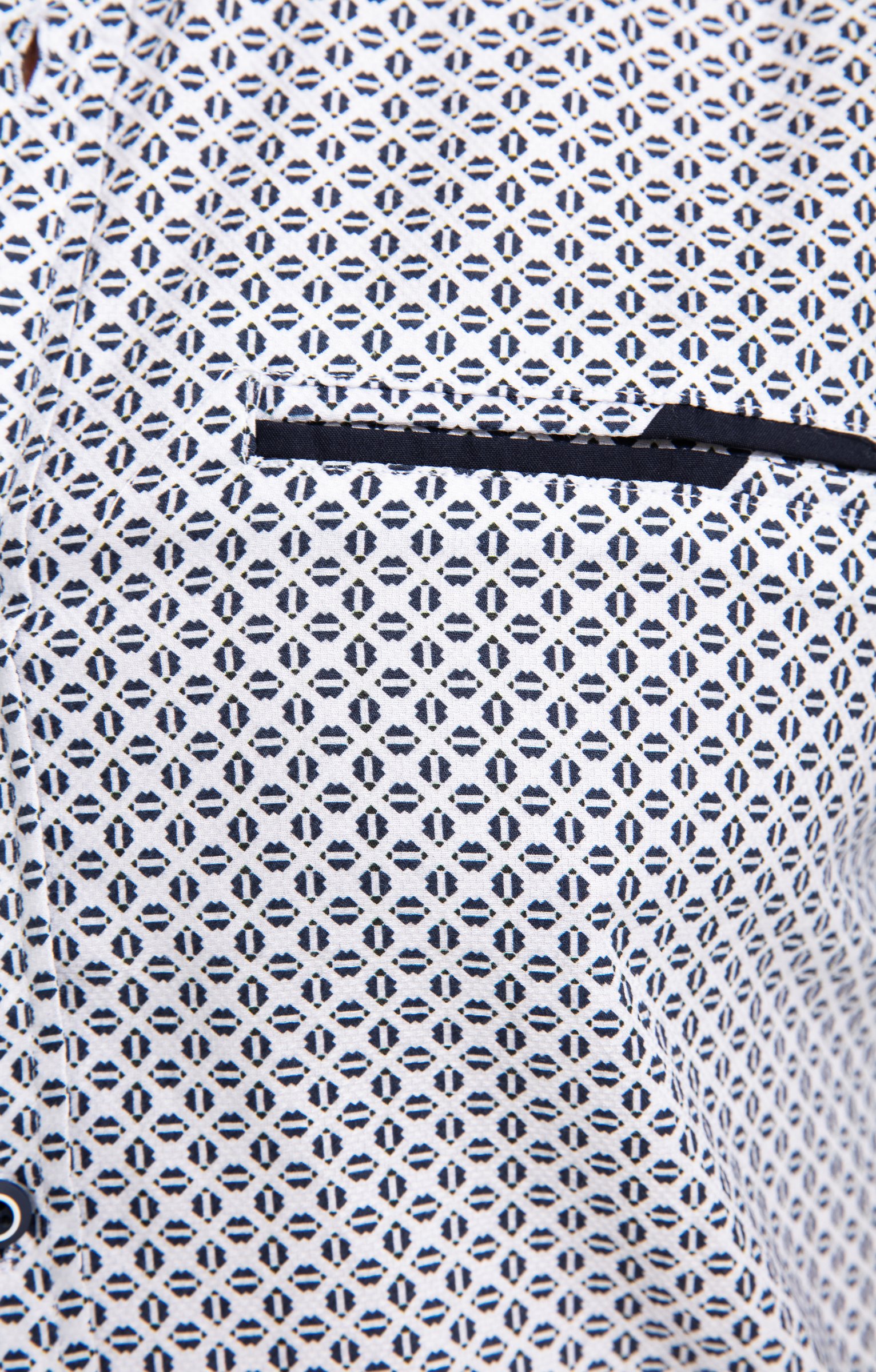 Chemise manches longues LUXOR en coton - BLANC