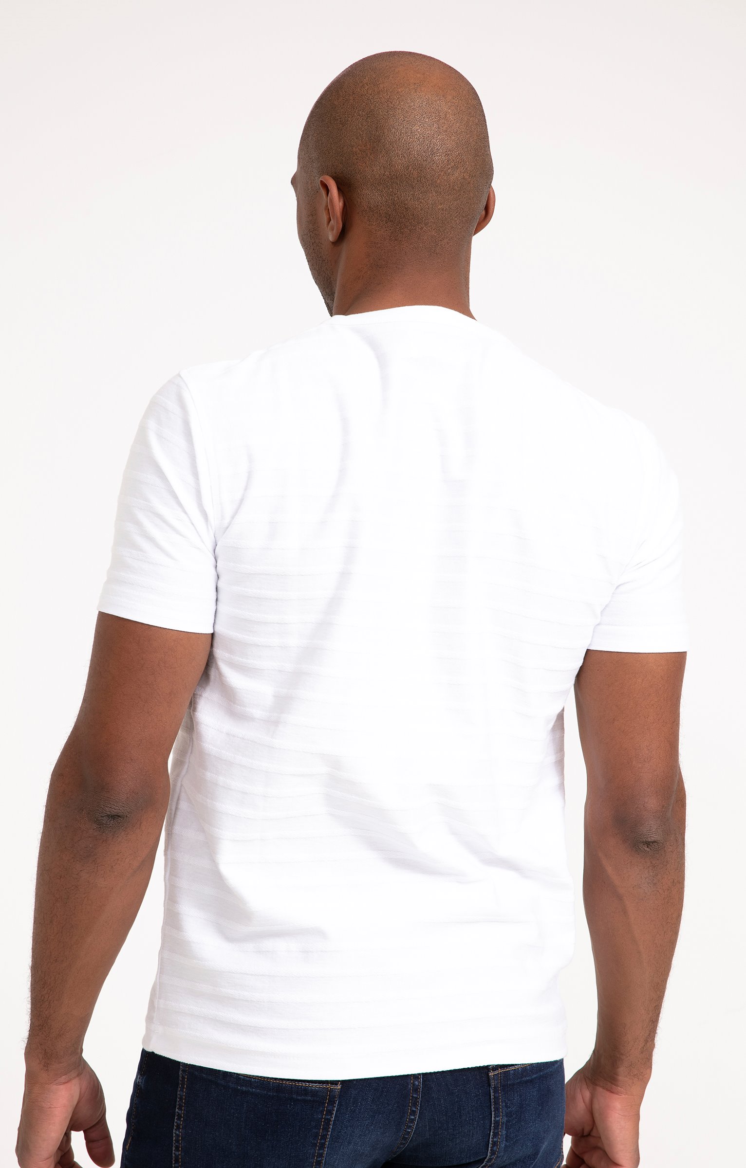 Tee-shirt manches courtes Lacet Cordage - BLANC